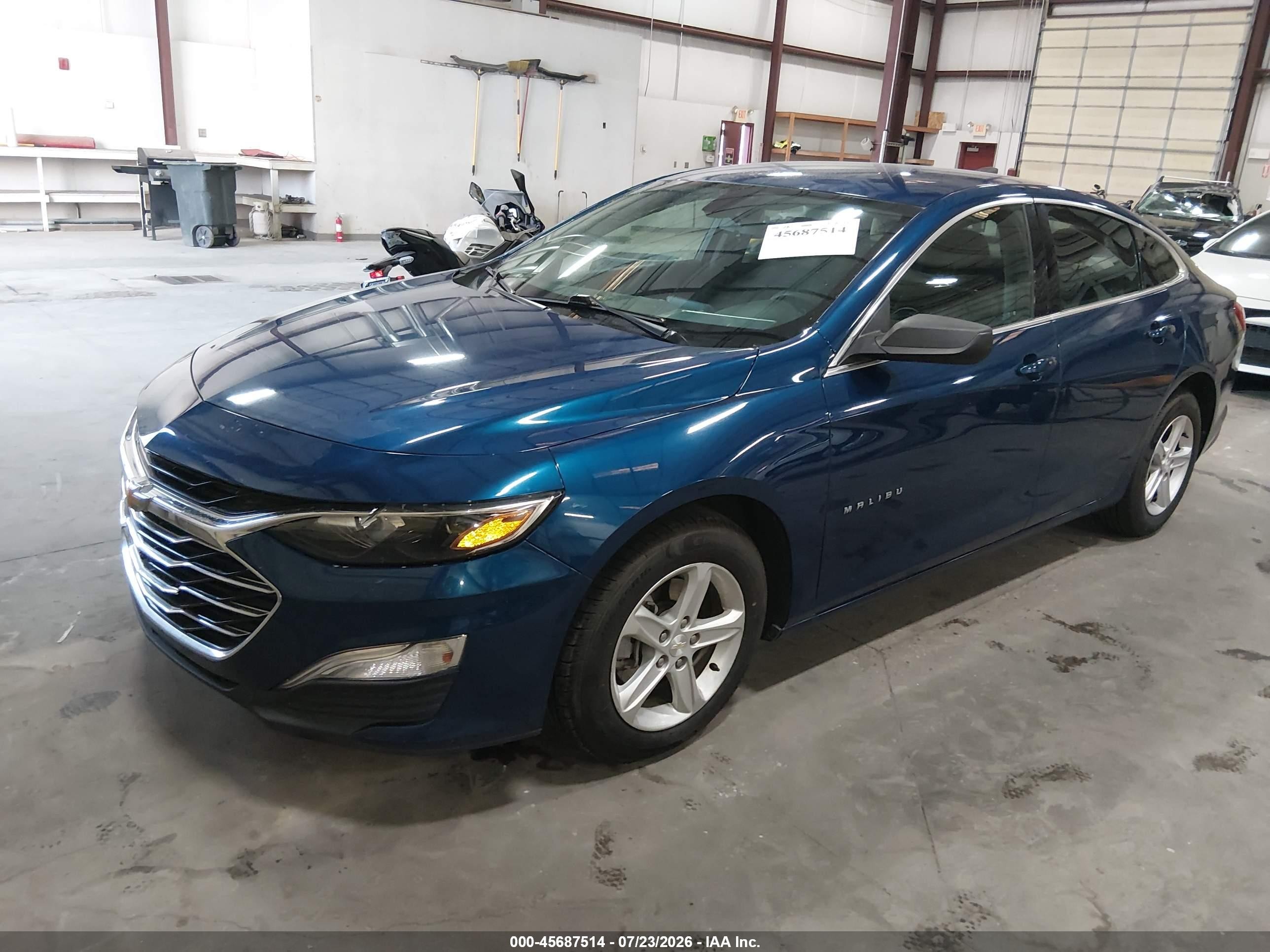 2019 Chevrolet Malibu 1ls Blue vin: 1G1ZB5ST5KF129432