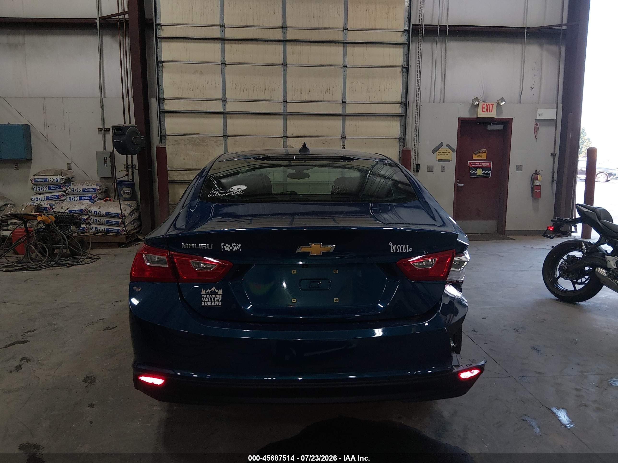 2019 Chevrolet Malibu 1ls Blue vin: 1G1ZB5ST5KF129432
