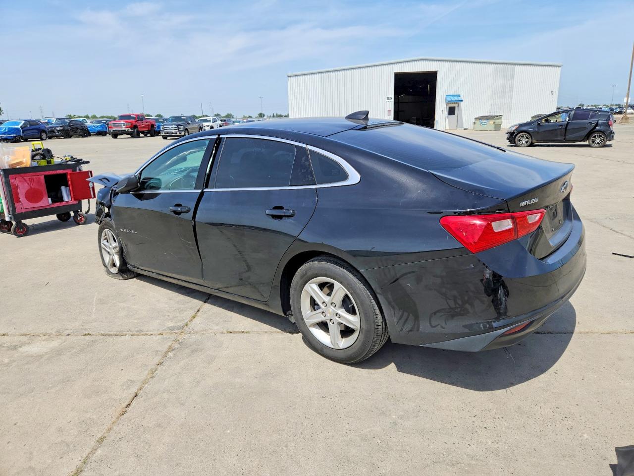 2022 Chevrolet Malibu Ls Black vin: 1G1ZB5ST5NF209818