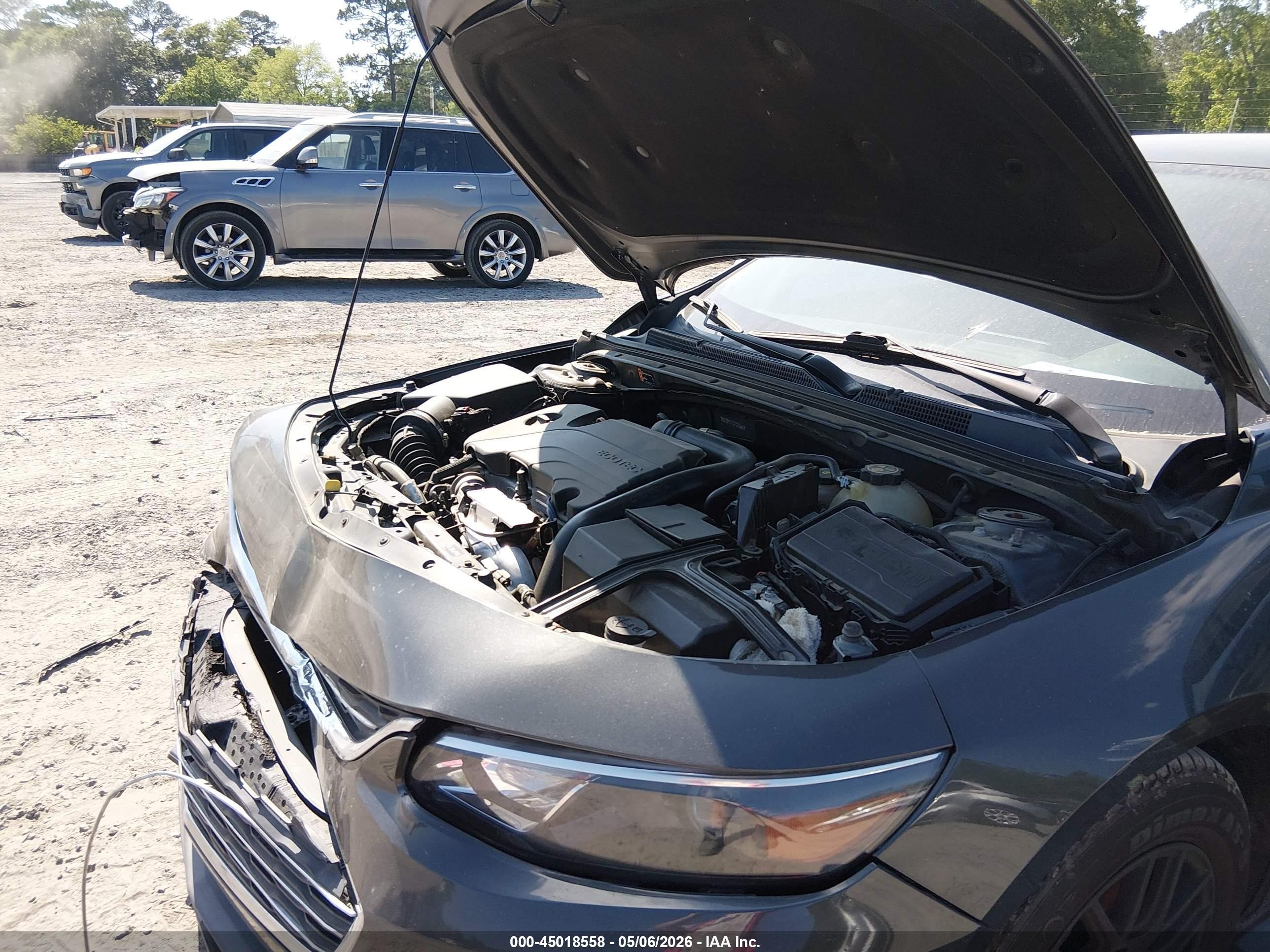 2018 Chevrolet Malibu 1ls Gray vin: 1G1ZB5ST6JF178363