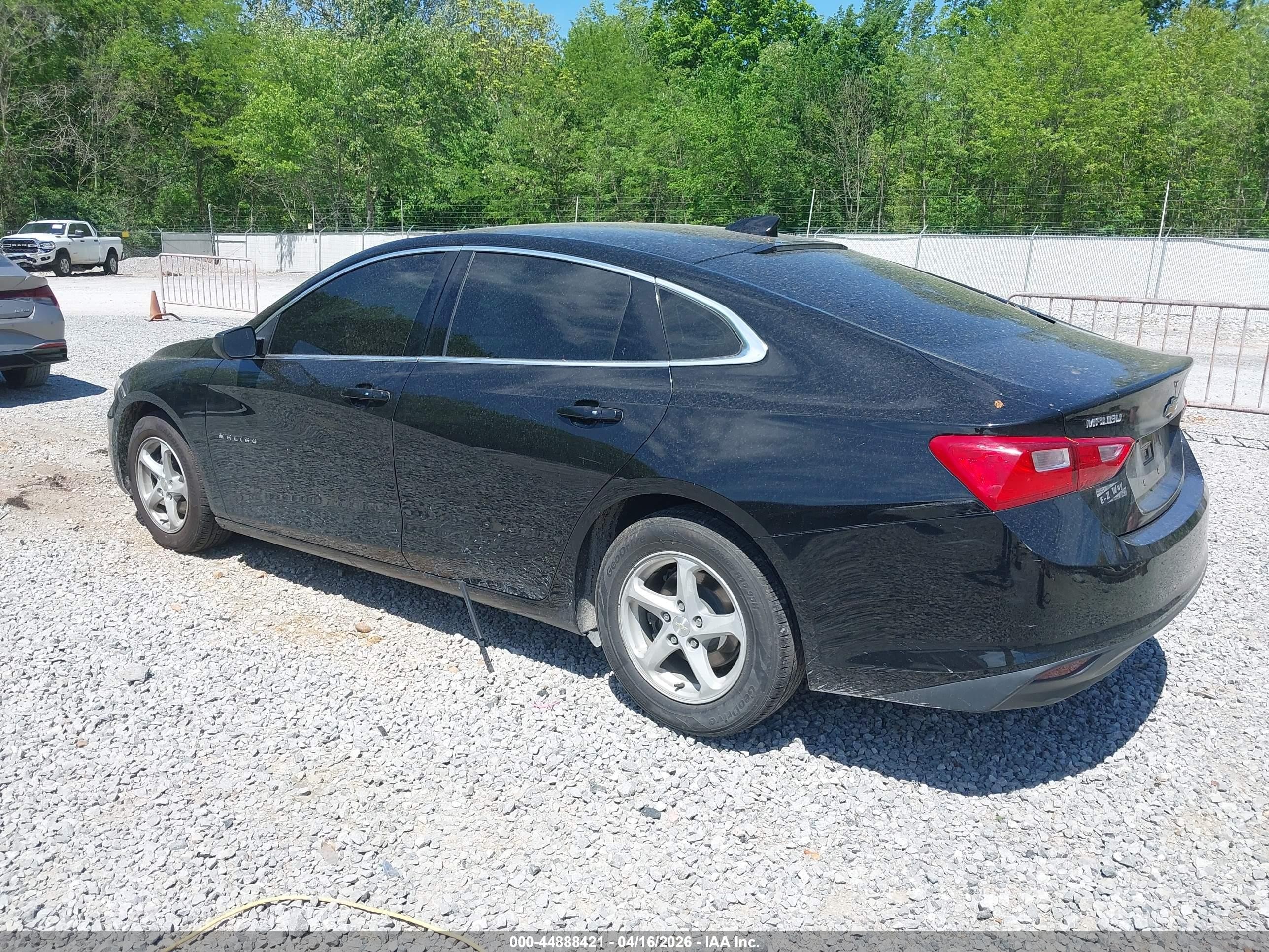 2016 Chevrolet Malibu Ls Черный vin: 1G1ZB5ST7GF183841