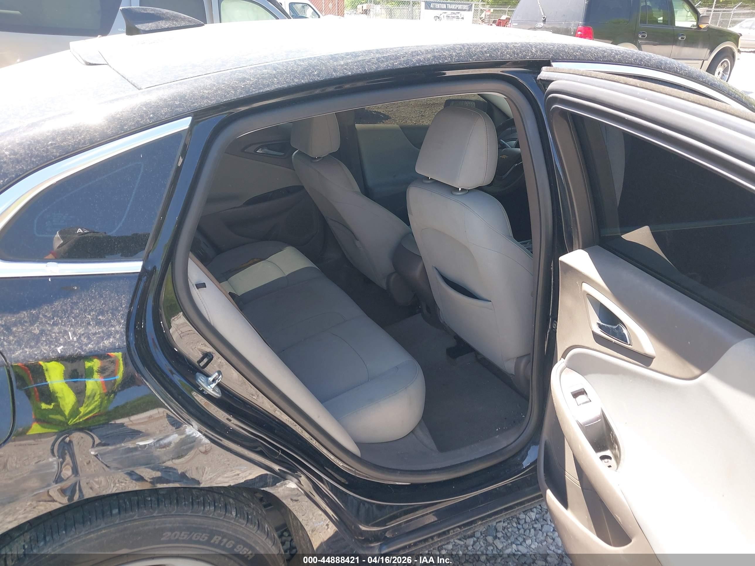 2016 Chevrolet Malibu Ls Черный vin: 1G1ZB5ST7GF183841