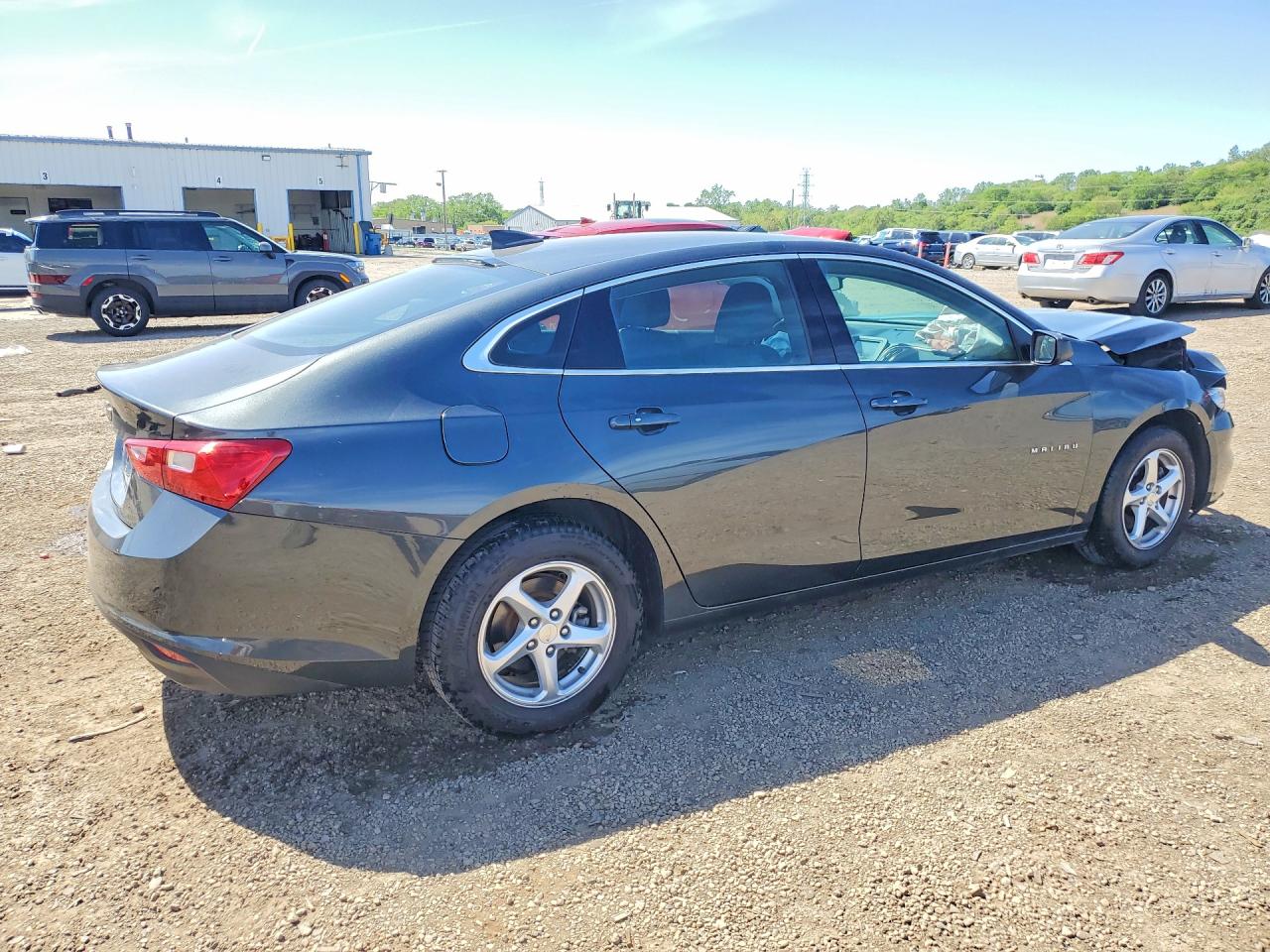 2017 Chevrolet Malibu Ls Gray vin: 1G1ZB5ST7HF269006