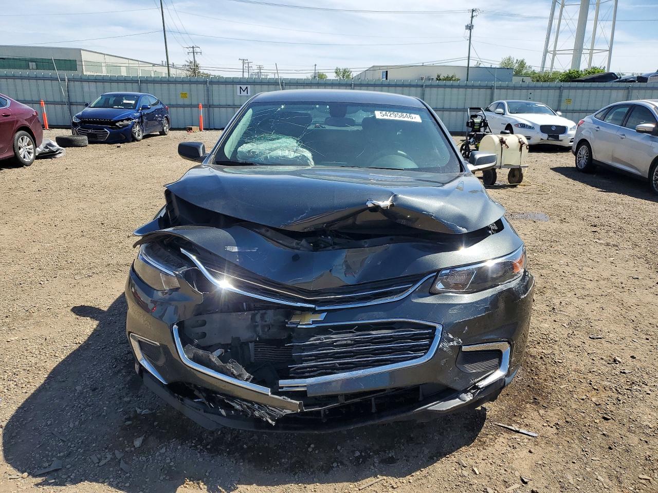 2017 Chevrolet Malibu Ls Gray vin: 1G1ZB5ST7HF269006