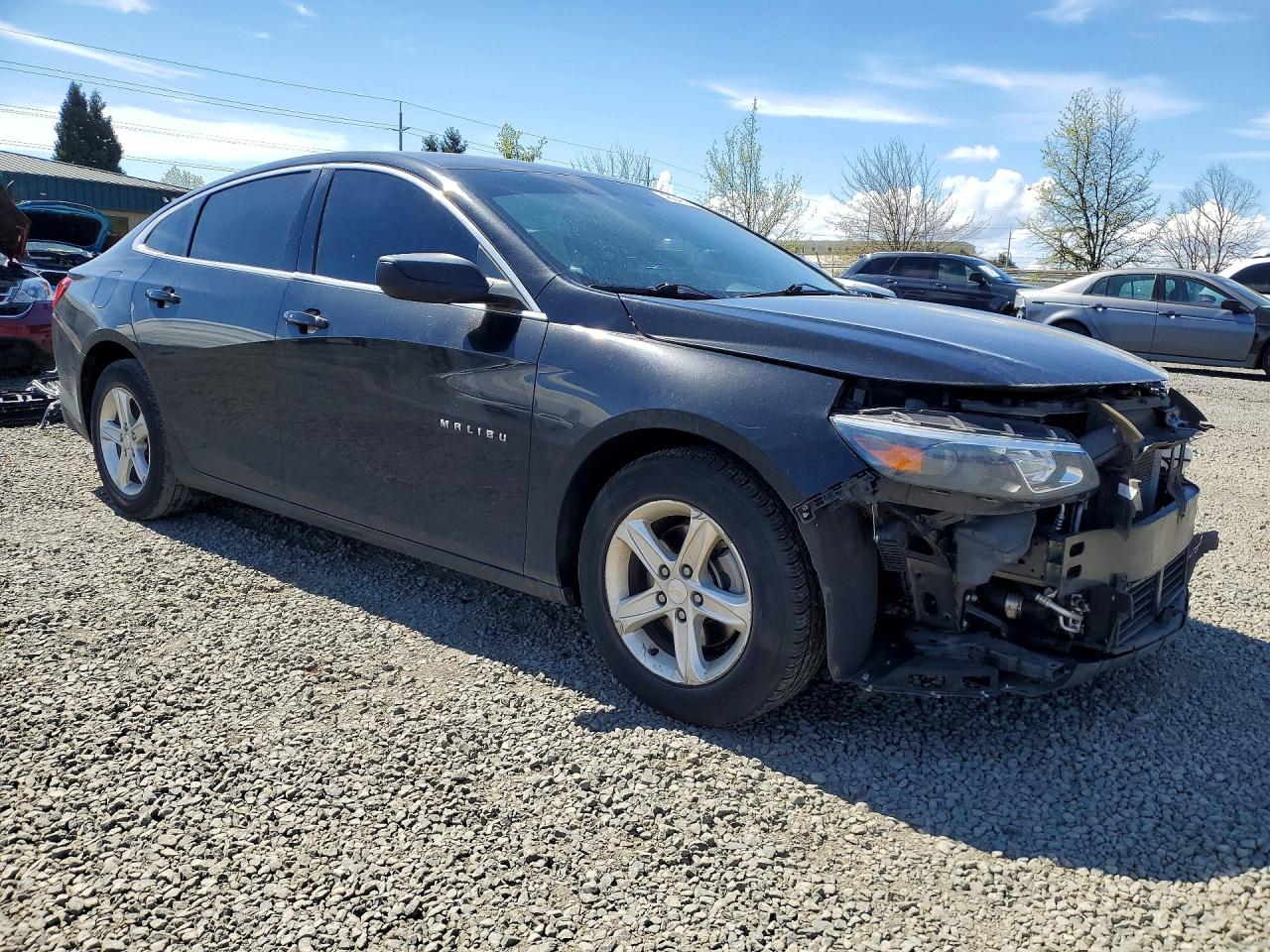 2018 Chevrolet Malibu Ls Черный vin: 1G1ZB5ST7JF293280