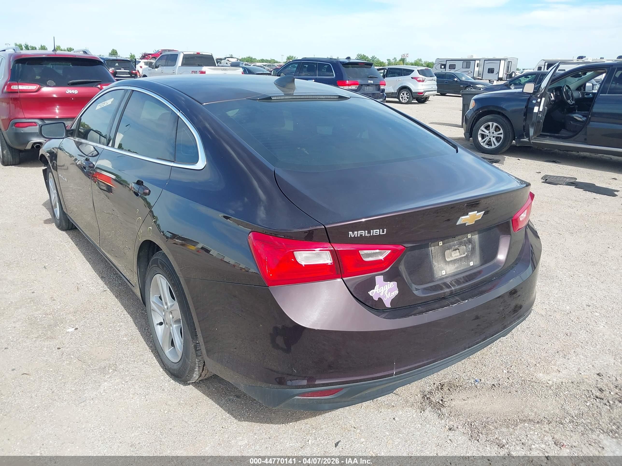 2020 Chevrolet Malibu Fwd Ls Black vin: 1G1ZB5ST7LF048174