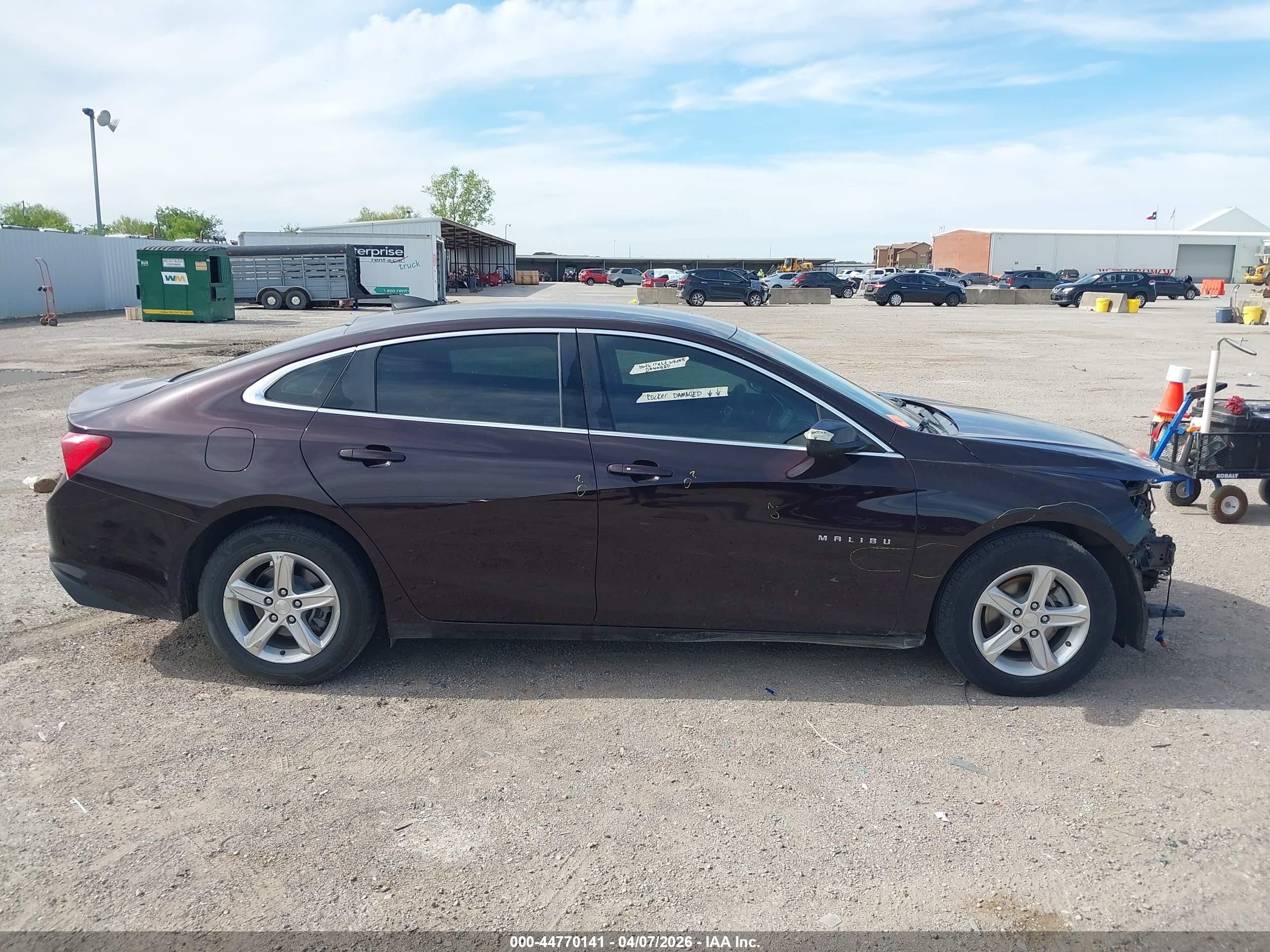 2020 Chevrolet Malibu Fwd Ls Black vin: 1G1ZB5ST7LF048174