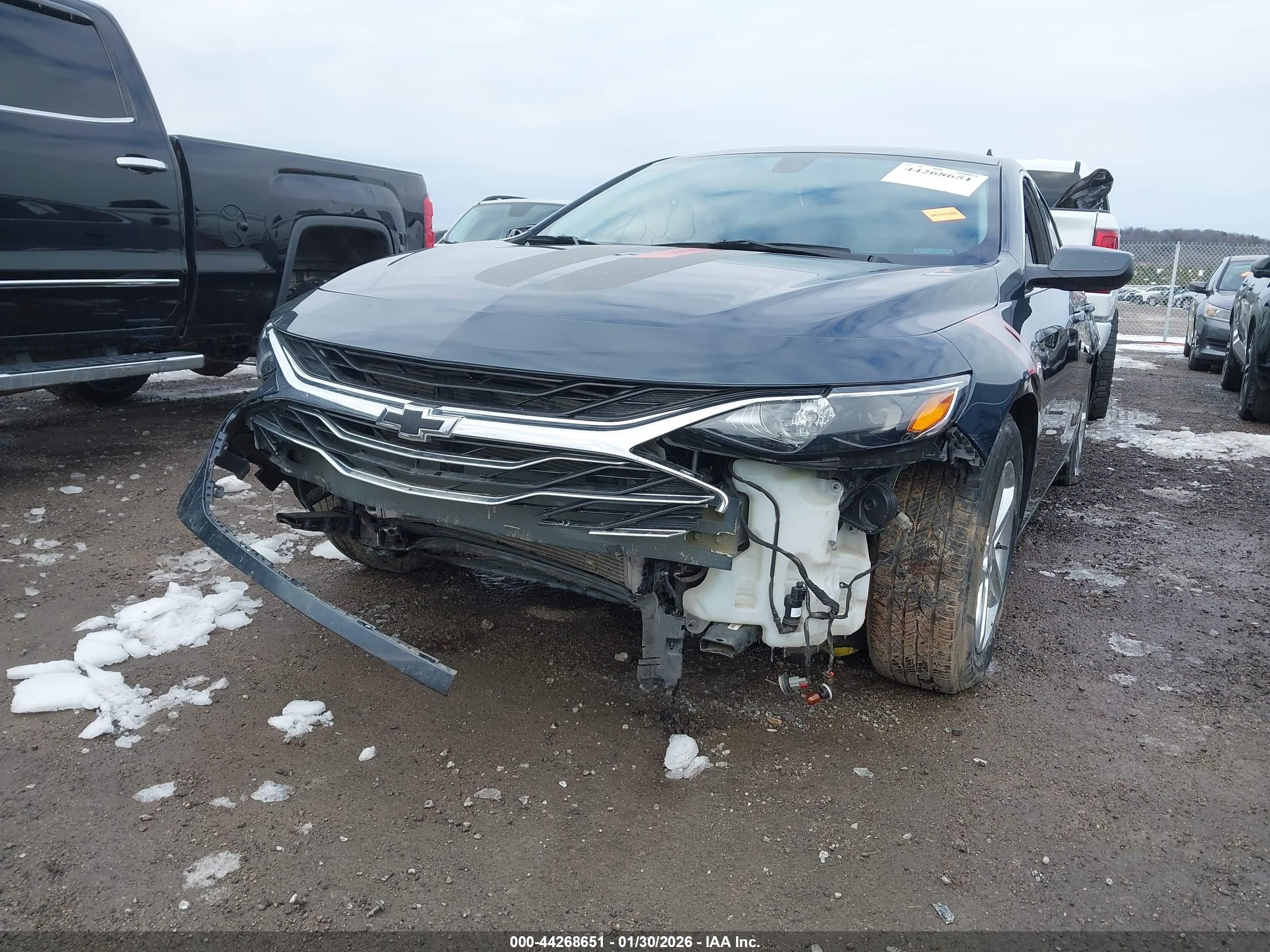 2020 Chevrolet Malibu Fwd Ls Синий vin: 1G1ZB5ST7LF152356