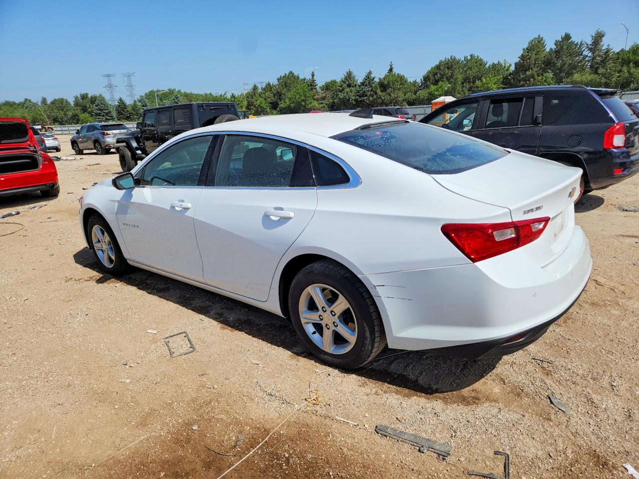 2025 Chevrolet Malibu Ls White vin: 1G1ZB5ST7SF114933