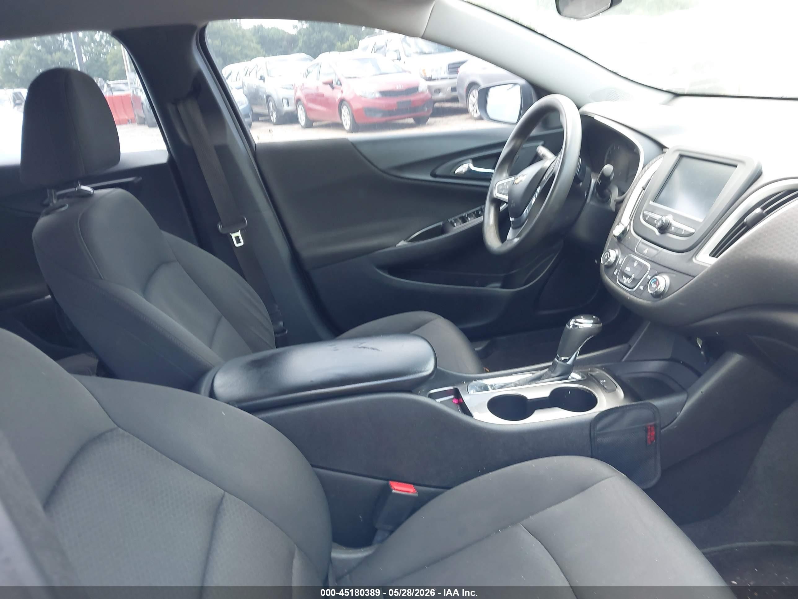 2016 Chevrolet Malibu Ls Black vin: 1G1ZB5ST8GF223781