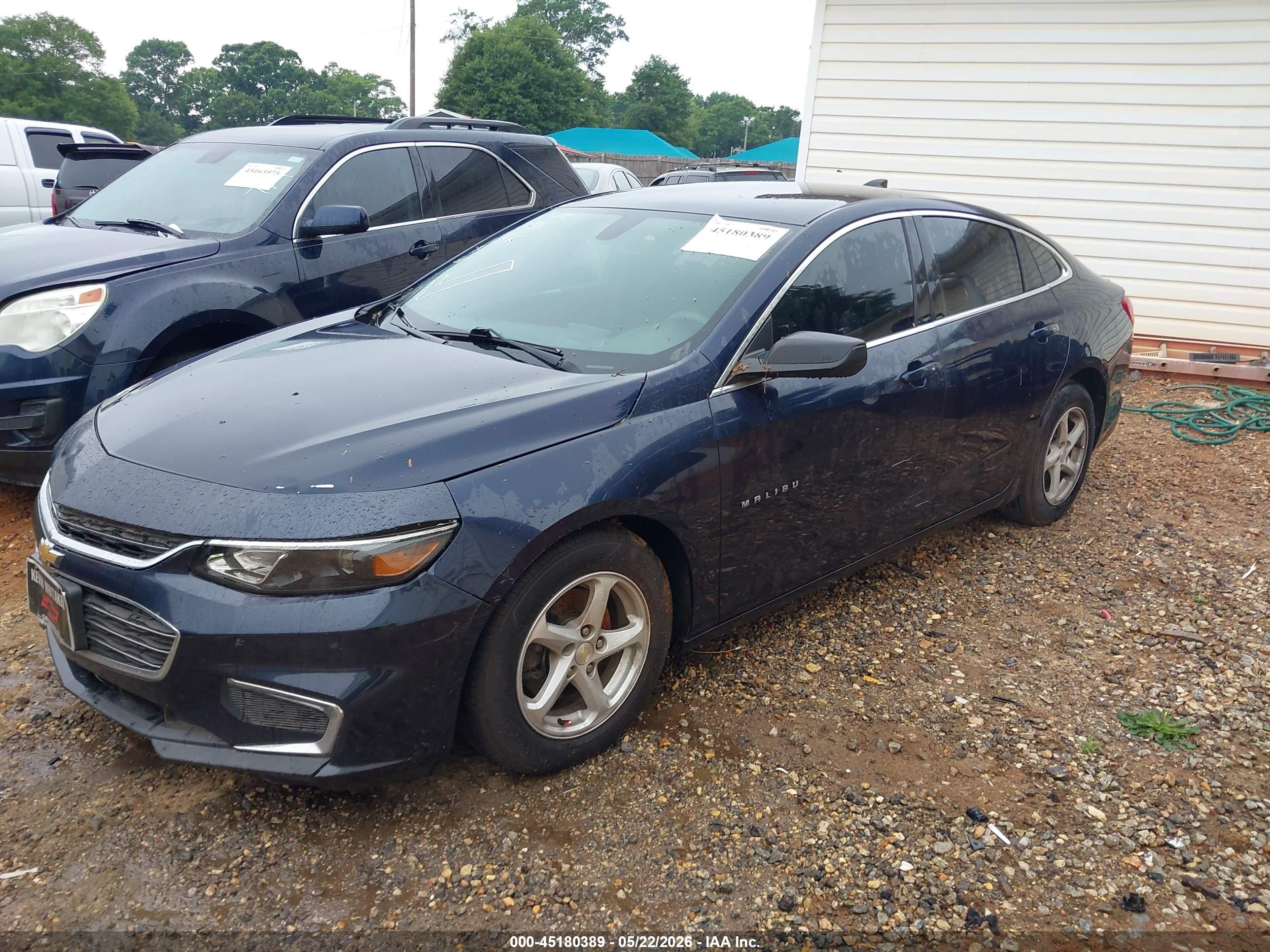 2016 Chevrolet Malibu Ls Black vin: 1G1ZB5ST8GF223781