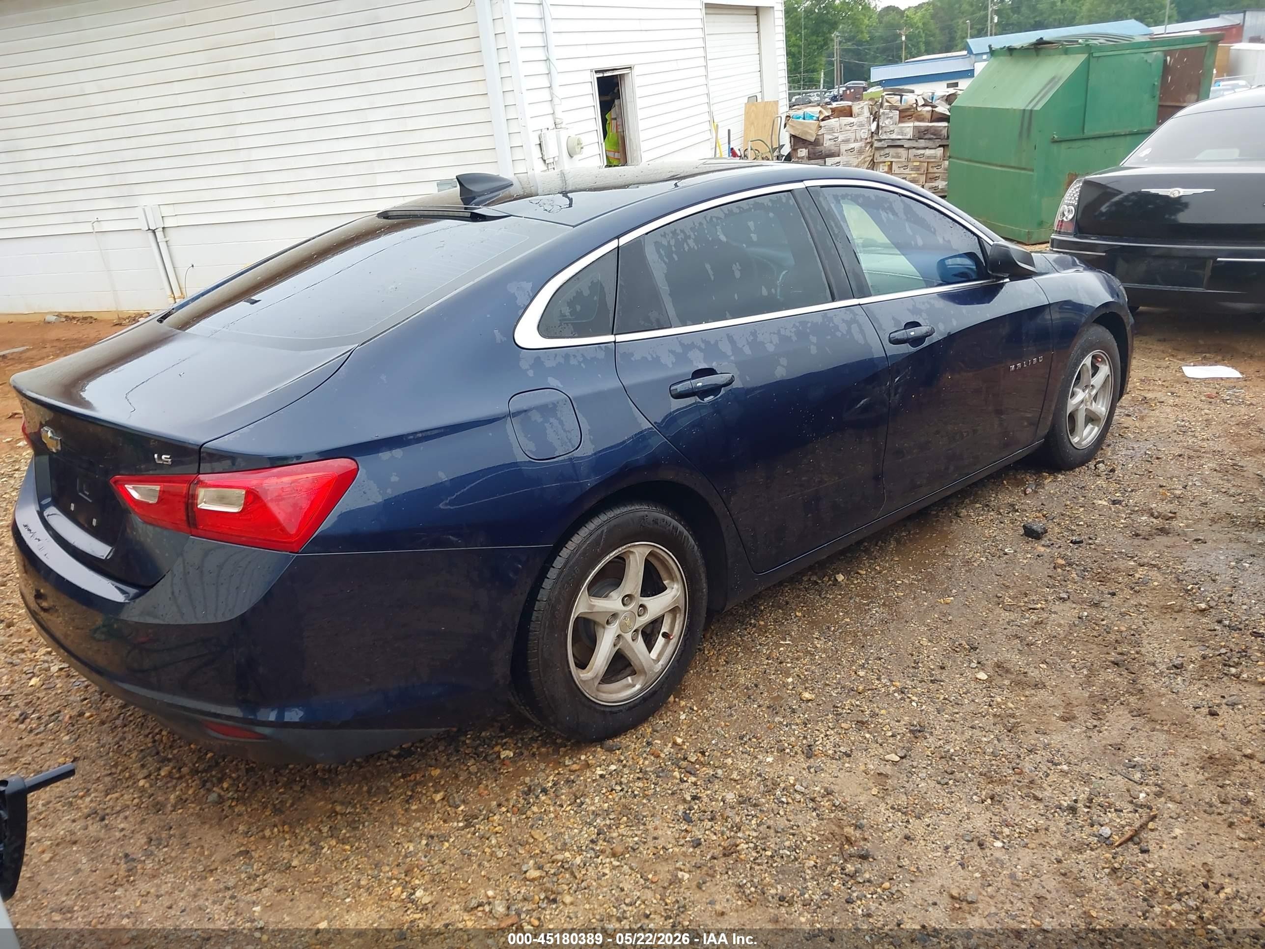 2016 Chevrolet Malibu Ls Black vin: 1G1ZB5ST8GF223781