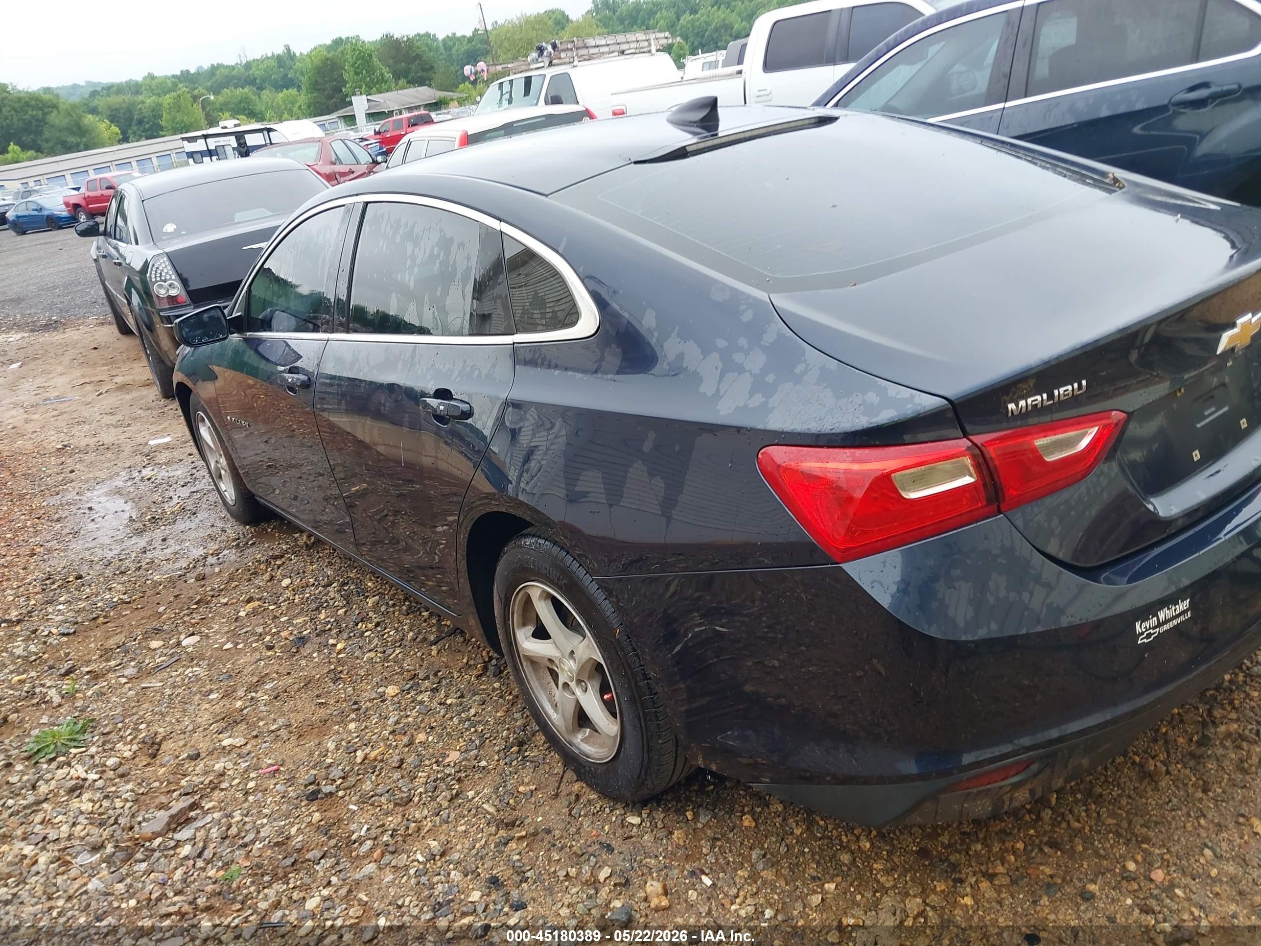 2016 Chevrolet Malibu Ls Black vin: 1G1ZB5ST8GF223781