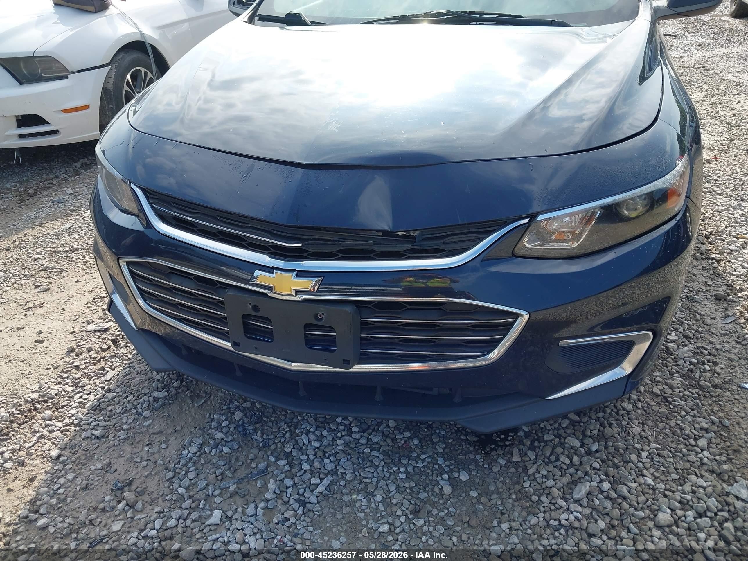 2017 Chevrolet Malibu Ls Dark Blue vin: 1G1ZB5ST8HF130101