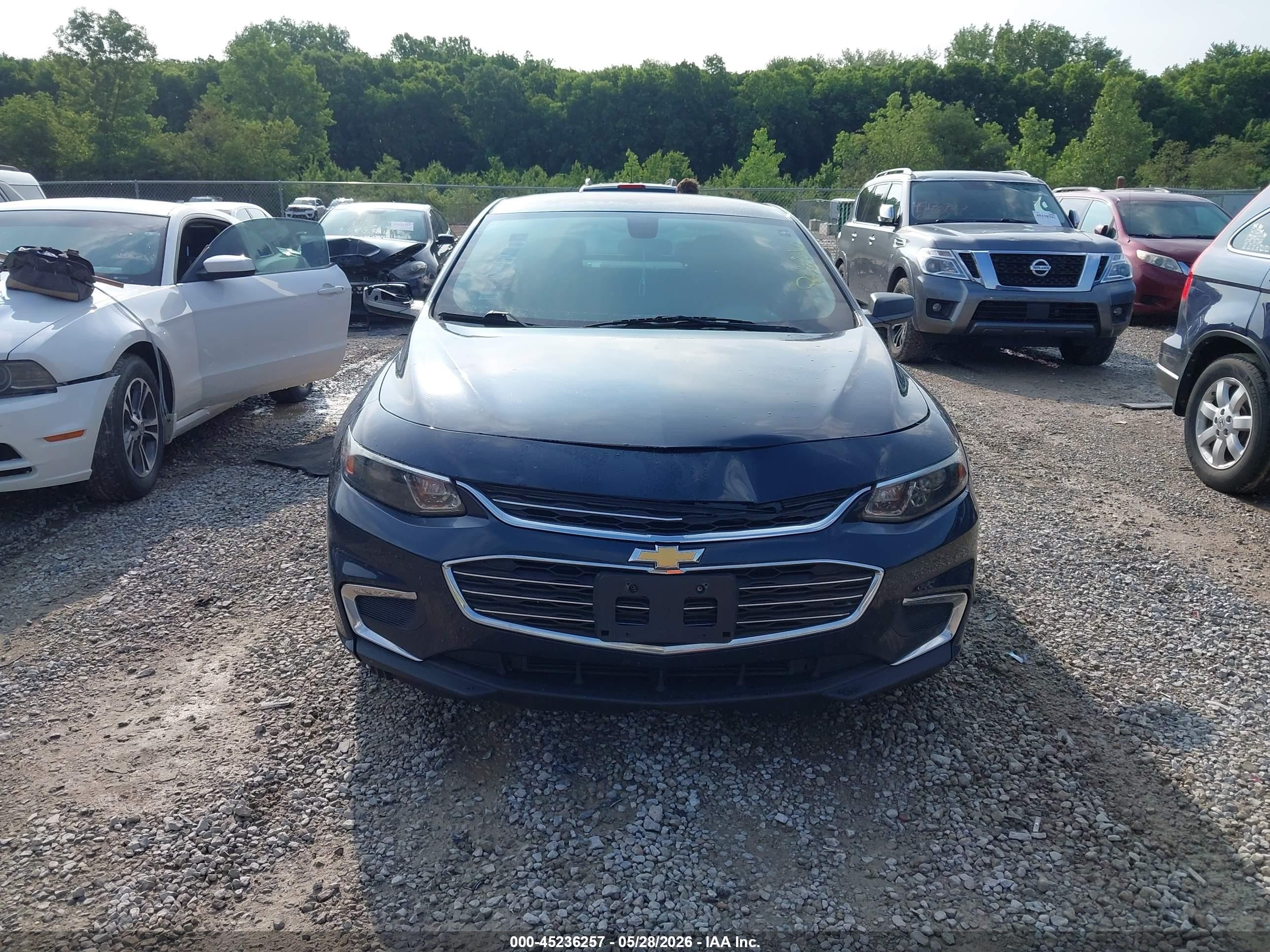 2017 Chevrolet Malibu Ls Dark Blue vin: 1G1ZB5ST8HF130101