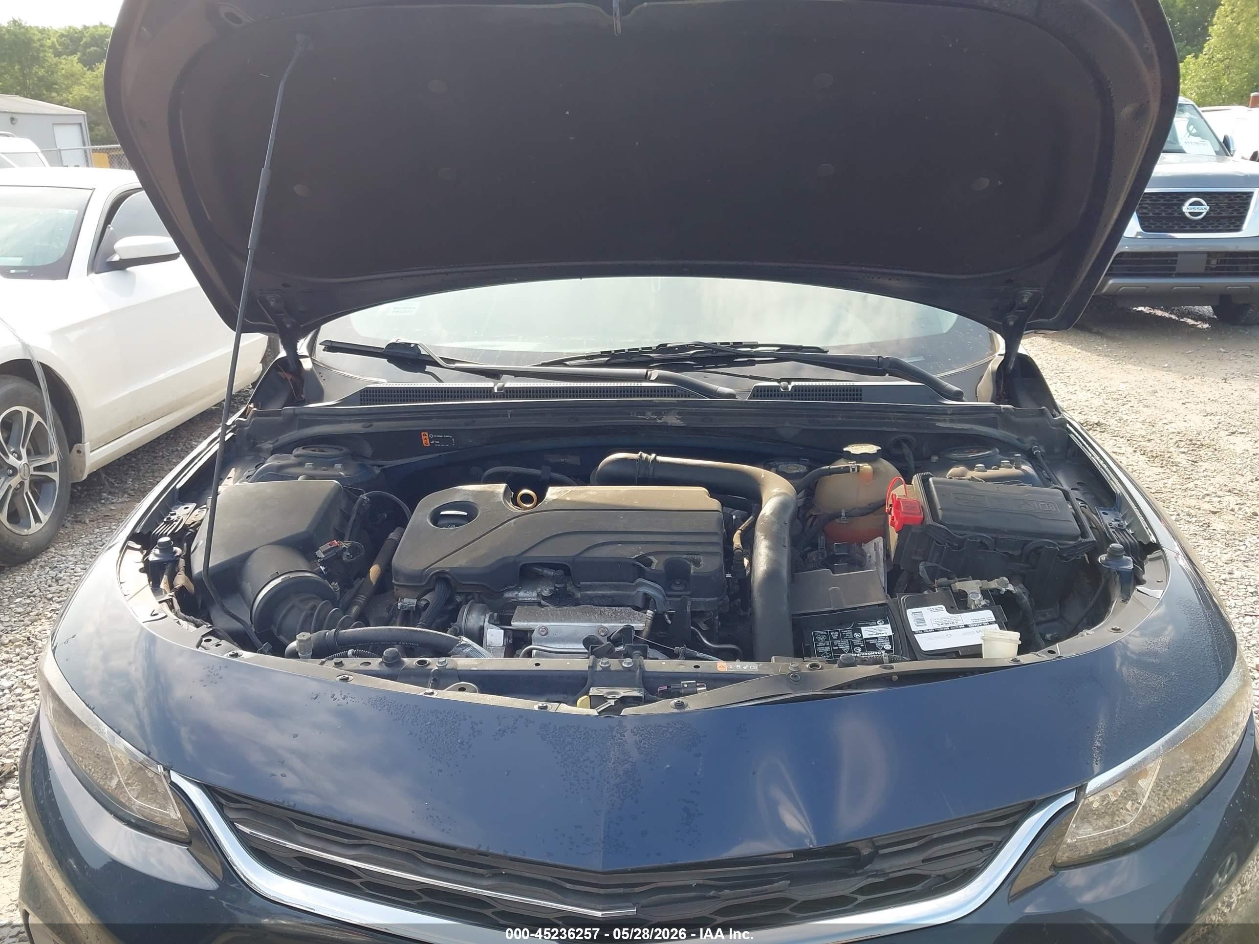 2017 Chevrolet Malibu Ls Dark Blue vin: 1G1ZB5ST8HF130101