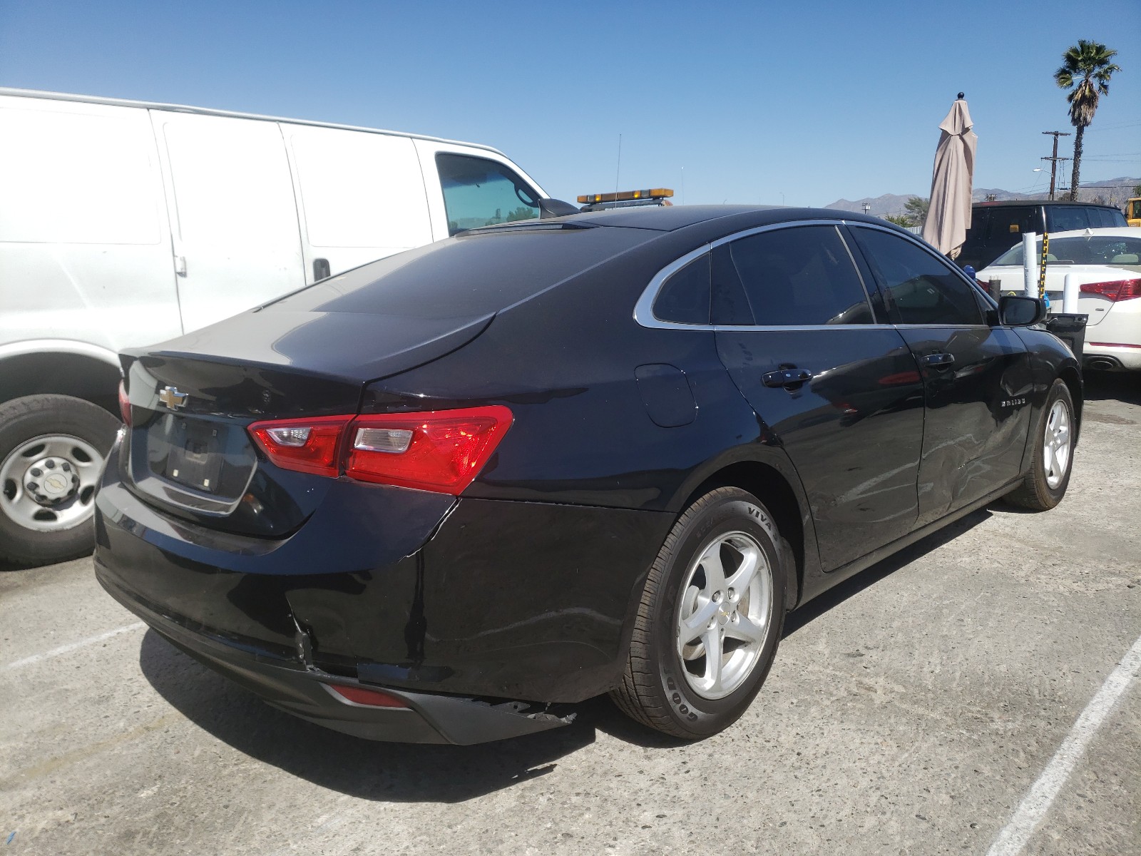 2018 Chevrolet Malibu Ls Black vin: 1G1ZB5ST8JF229586