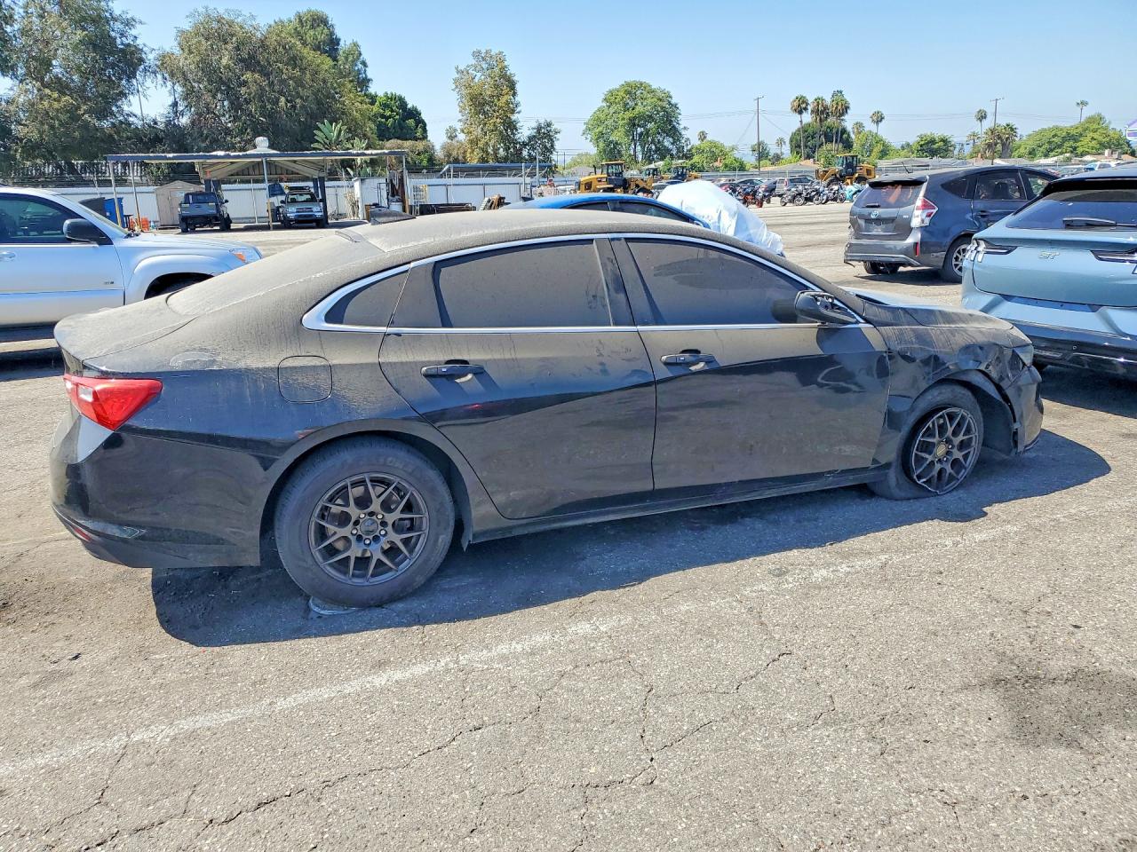 2018 Chevrolet Malibu Ls Black vin: 1G1ZB5ST8JF229586