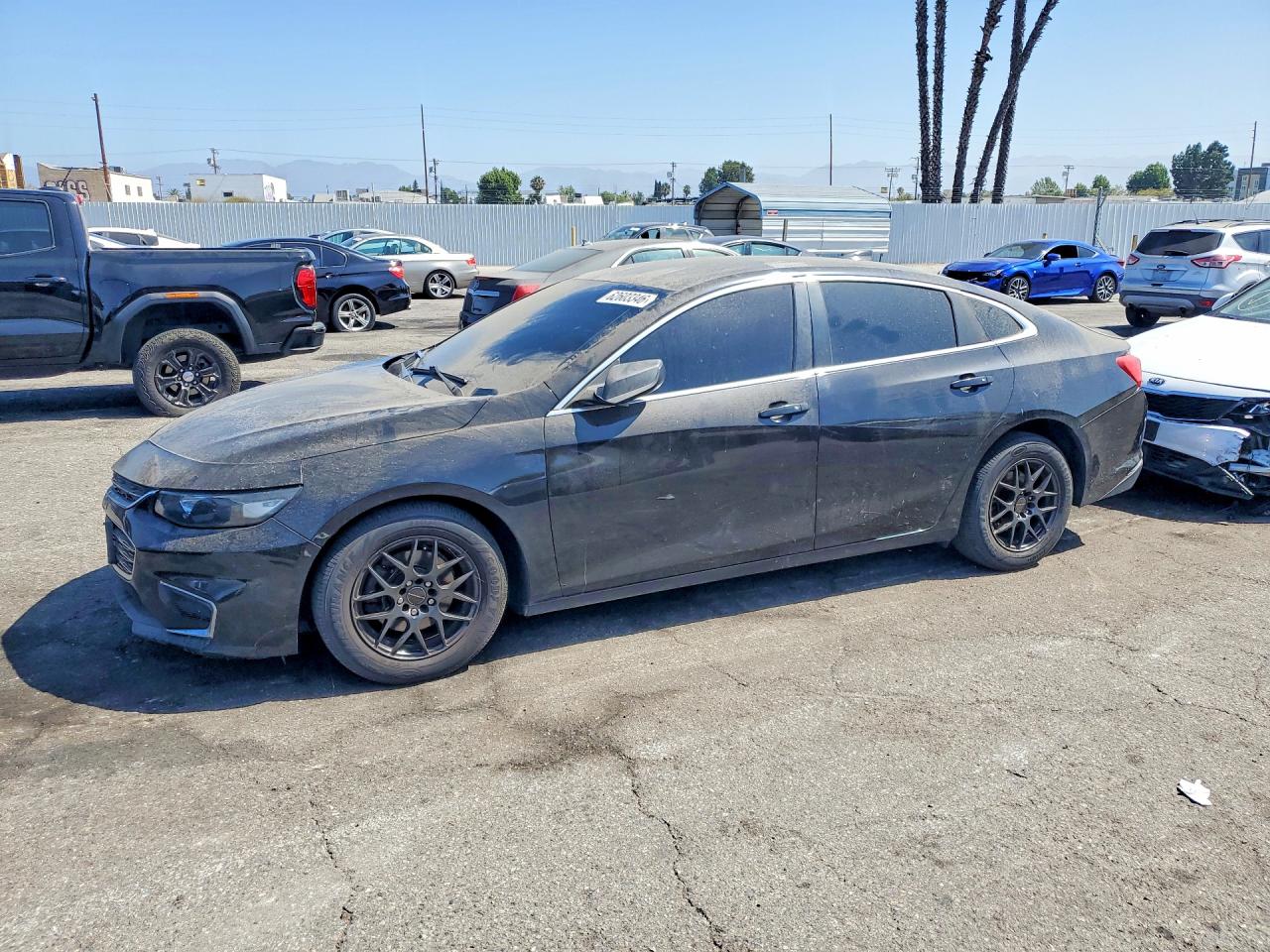 2018 Chevrolet Malibu Ls Black vin: 1G1ZB5ST8JF229586