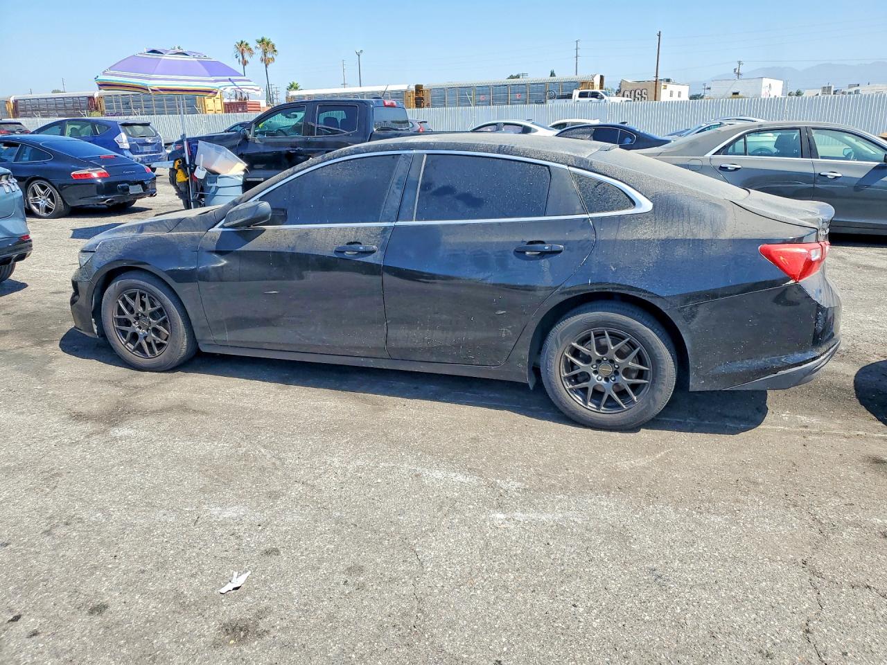 2018 Chevrolet Malibu Ls Black vin: 1G1ZB5ST8JF229586