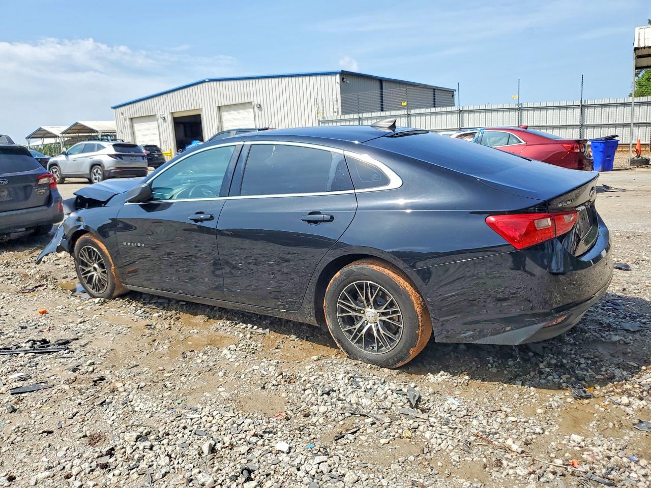 2019 Chevrolet Malibu Ls Black vin: 1G1ZB5ST9KF117154