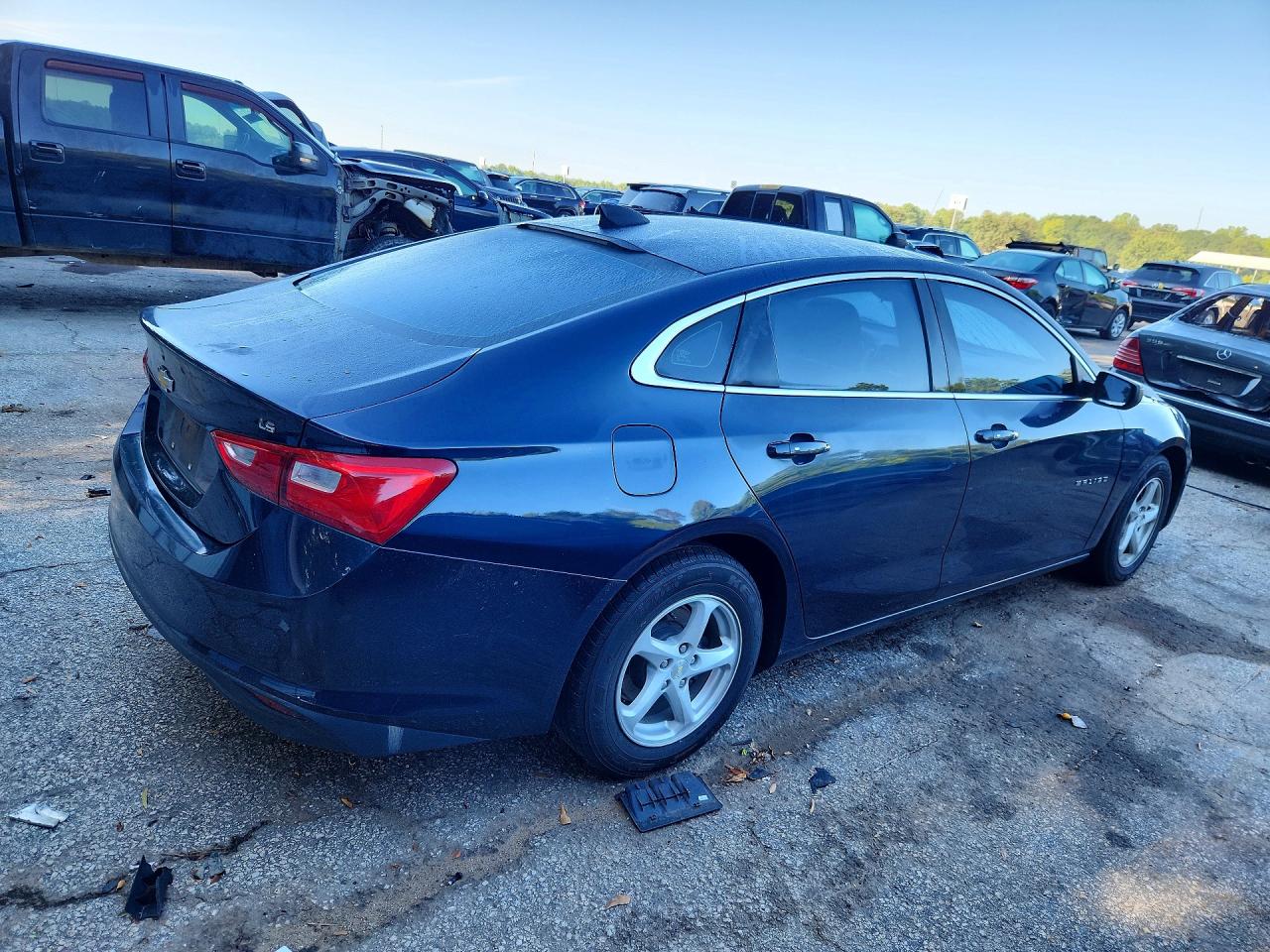 2016 Chevrolet Malibu Ls Blue vin: 1G1ZB5STXGF185194