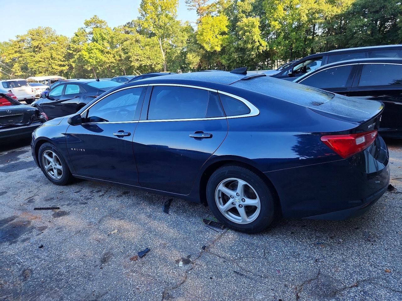 2016 Chevrolet Malibu Ls Blue vin: 1G1ZB5STXGF185194