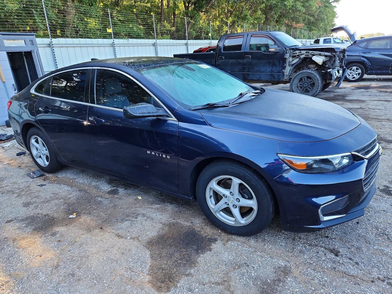 2016 Chevrolet Malibu Ls Blue vin: 1G1ZB5STXGF185194