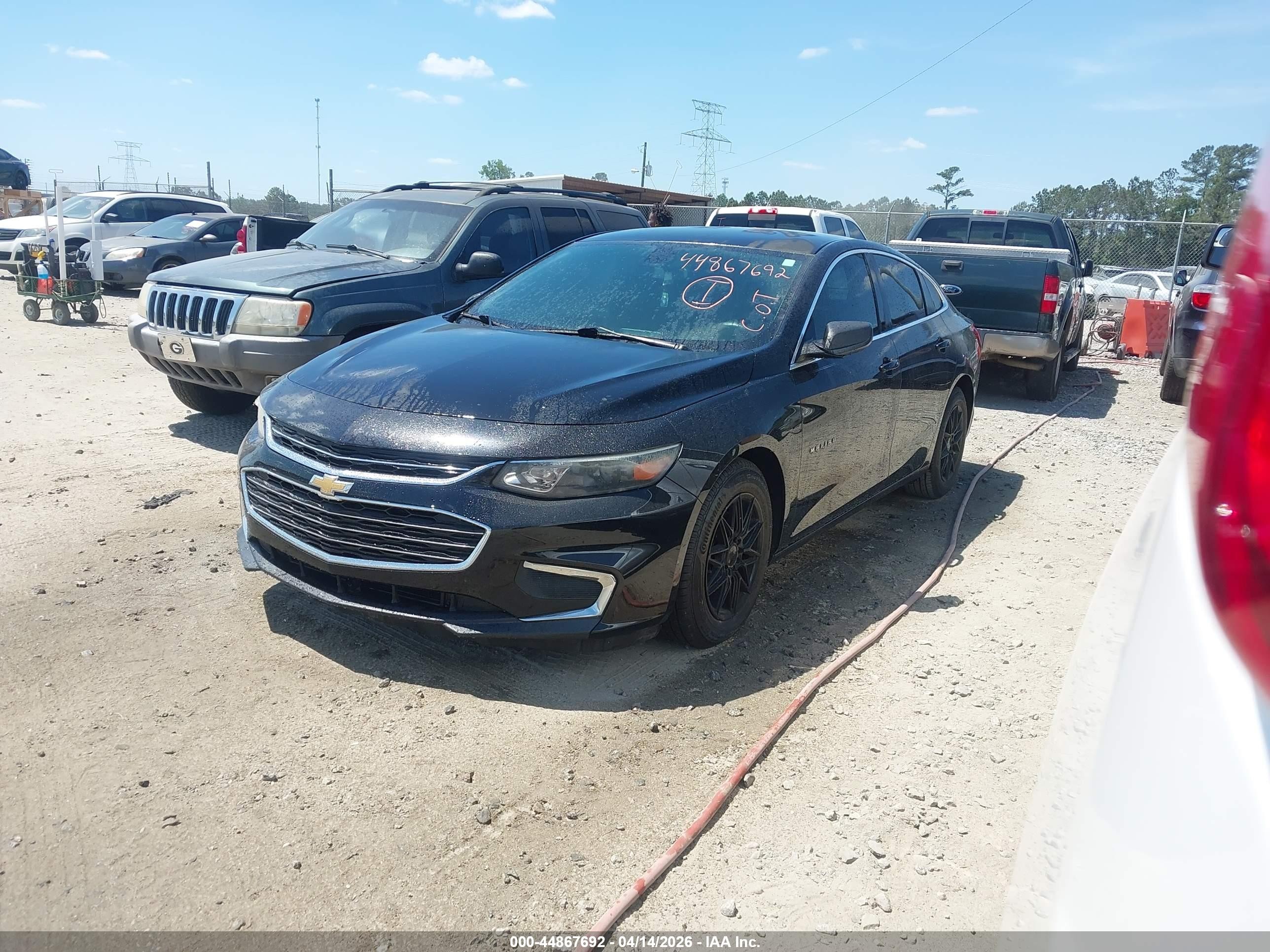 2017 Chevrolet Malibu Ls Черный vin: 1G1ZB5STXHF168591