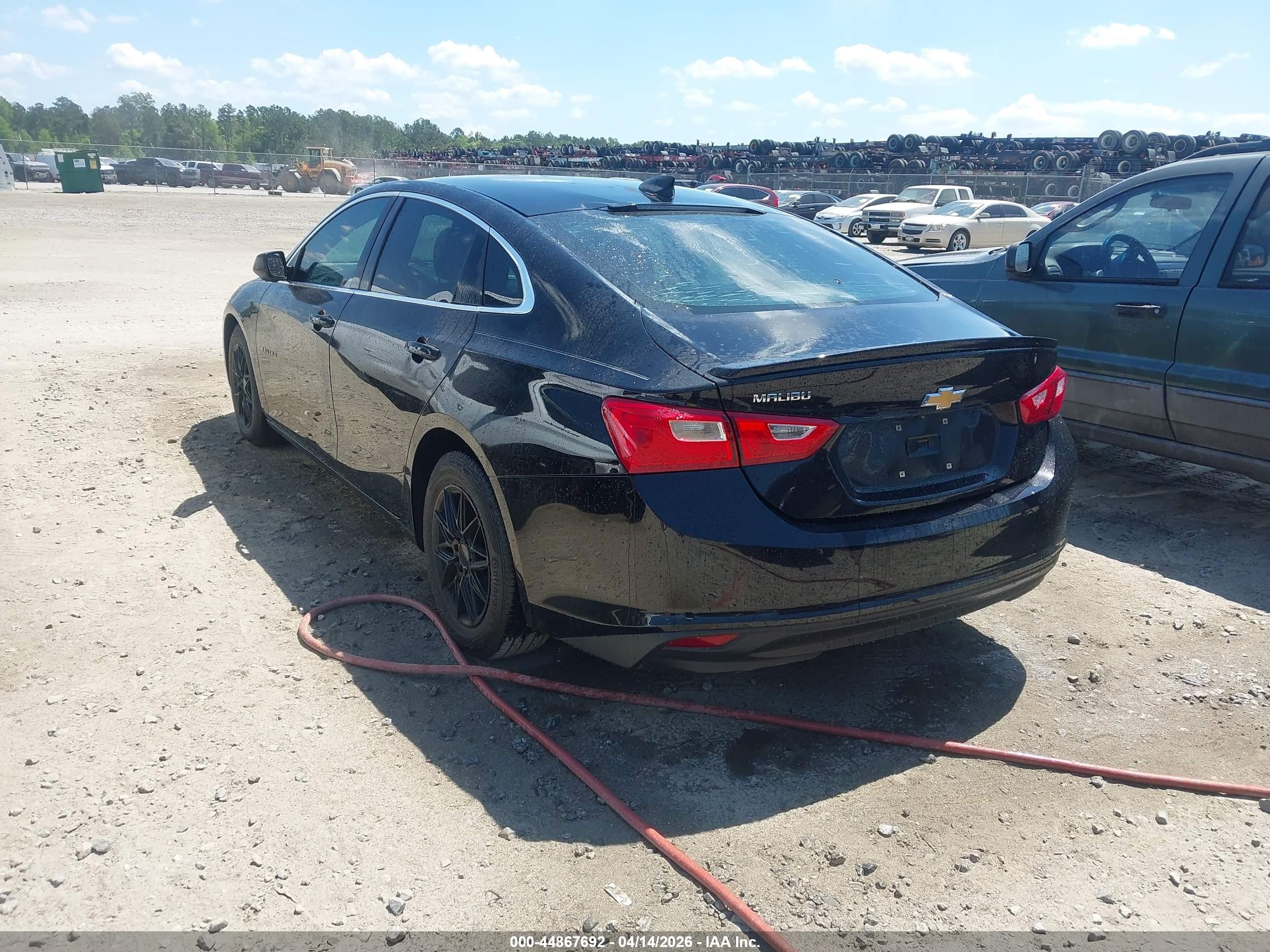 2017 Chevrolet Malibu Ls Черный vin: 1G1ZB5STXHF168591