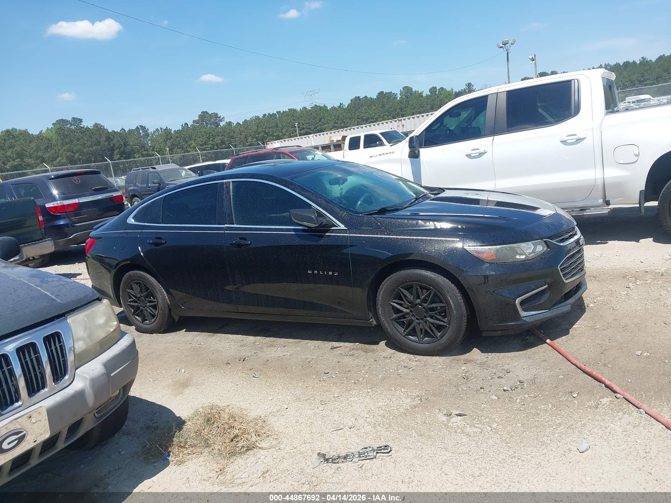 2017 Chevrolet Malibu Ls Черный vin: 1G1ZB5STXHF168591