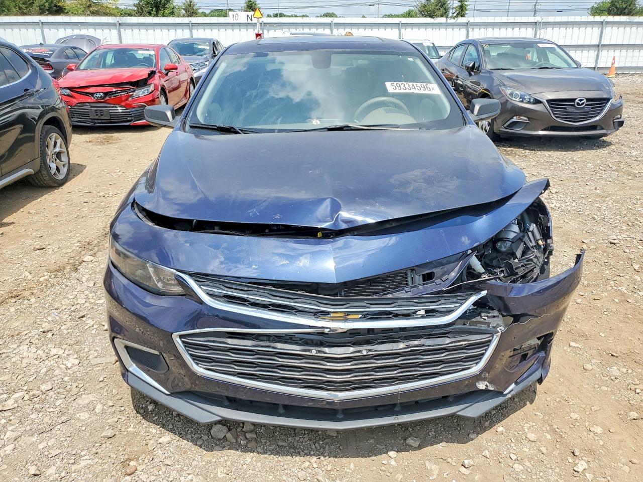 2018 Chevrolet Malibu Ls Blue vin: 1G1ZB5STXJF104539
