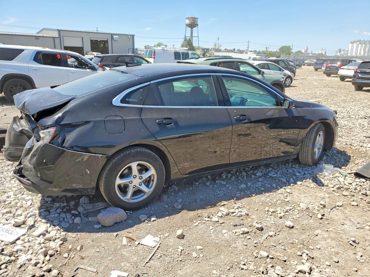 2018 Chevrolet Malibu Ls Черный vin: 1G1ZB5STXJF287067
