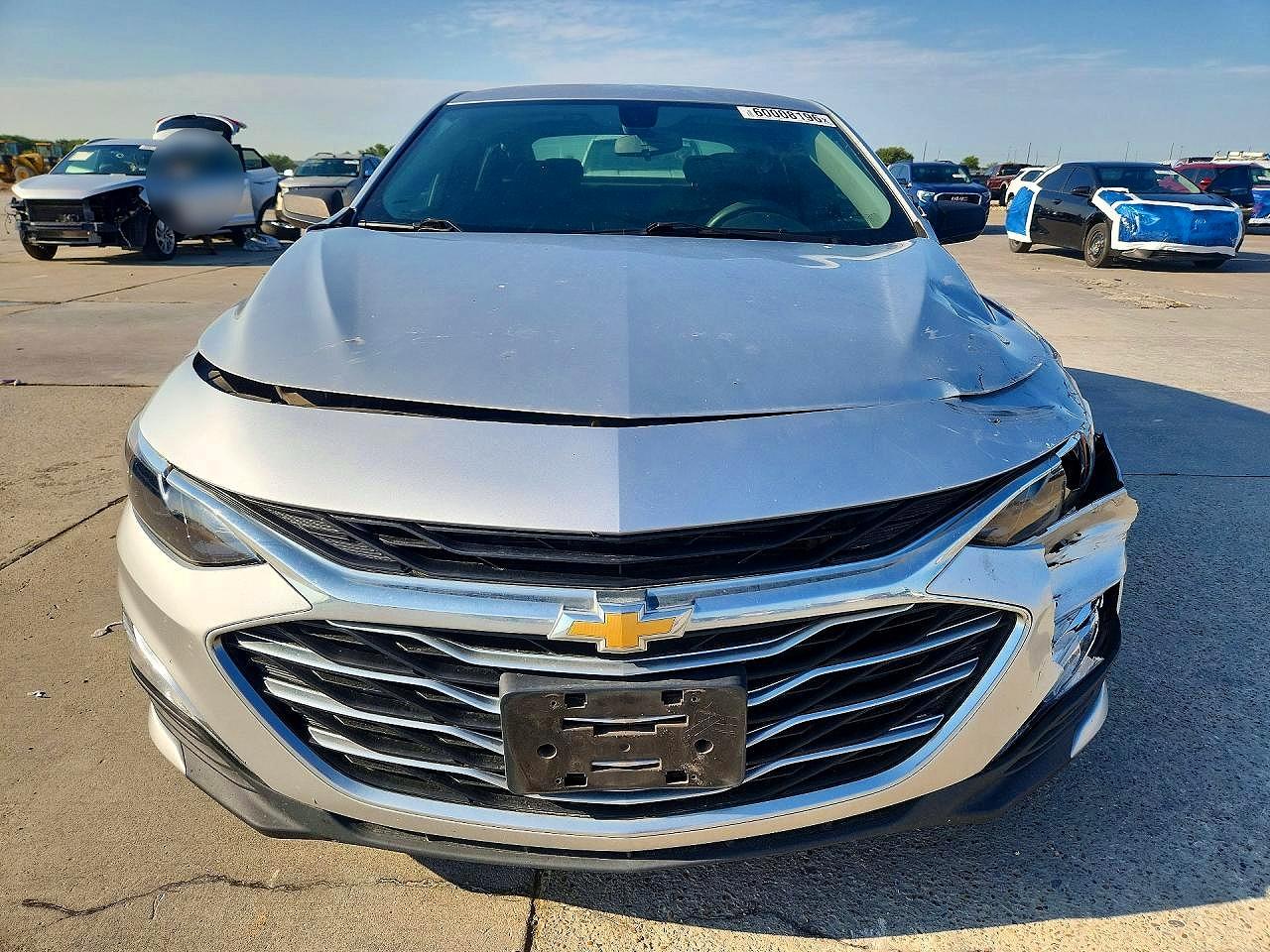 2019 Chevrolet Malibu Ls Silver vin: 1G1ZB5STXKF145576