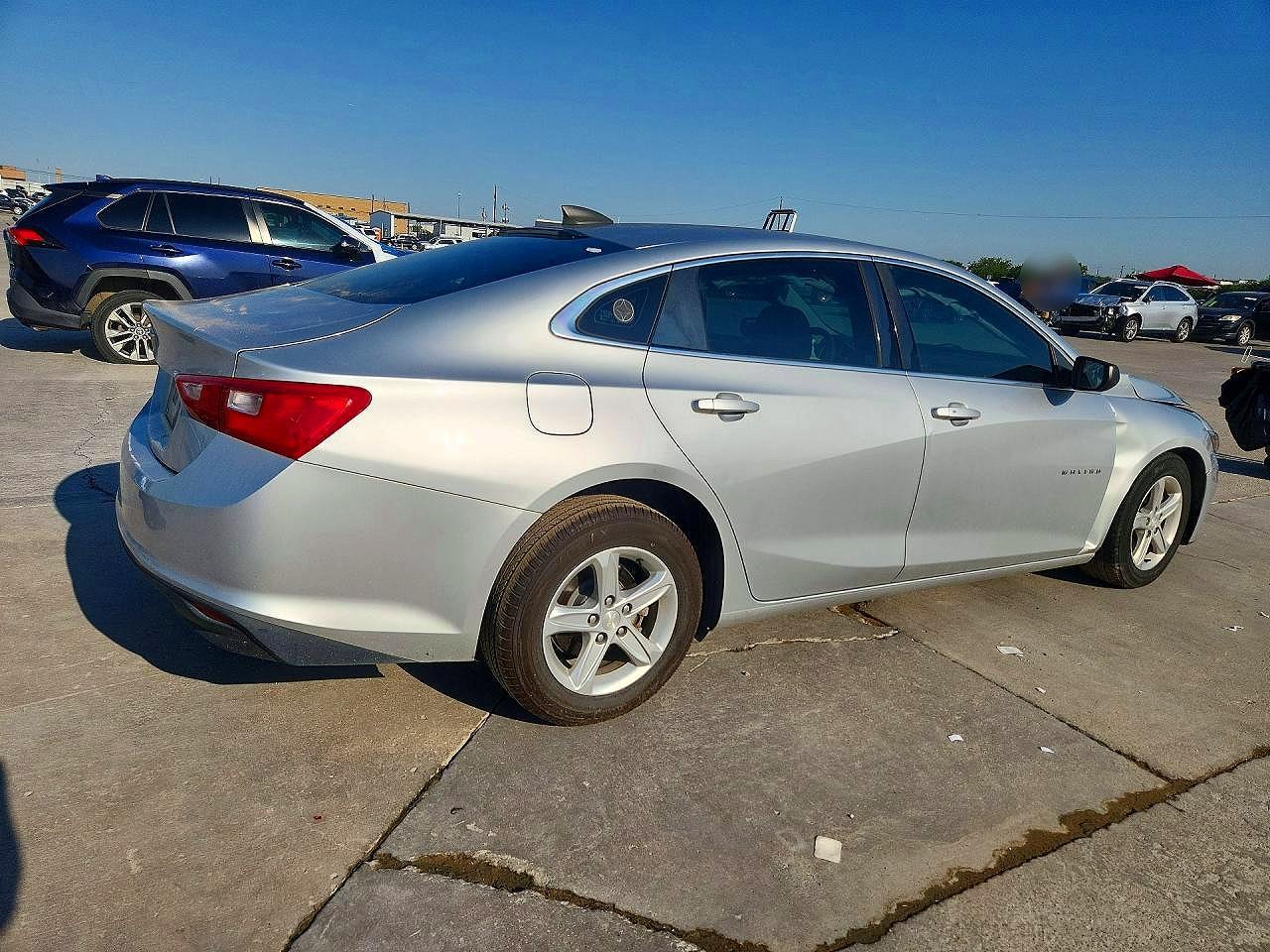 2019 Chevrolet Malibu Ls Silver vin: 1G1ZB5STXKF145576