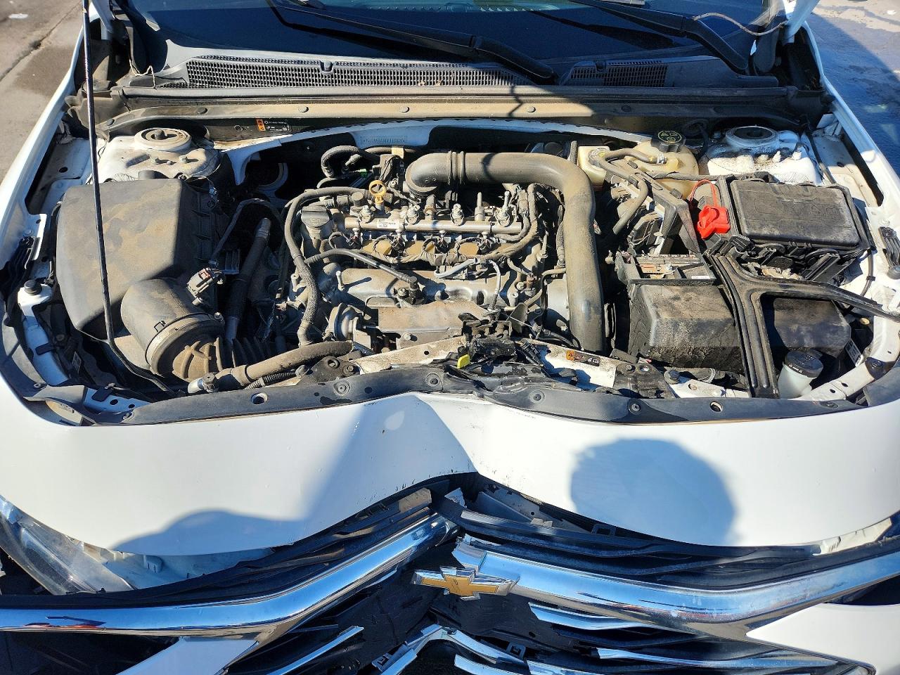 2020 Chevrolet Malibu Ls Белый vin: 1G1ZB5STXLF117827