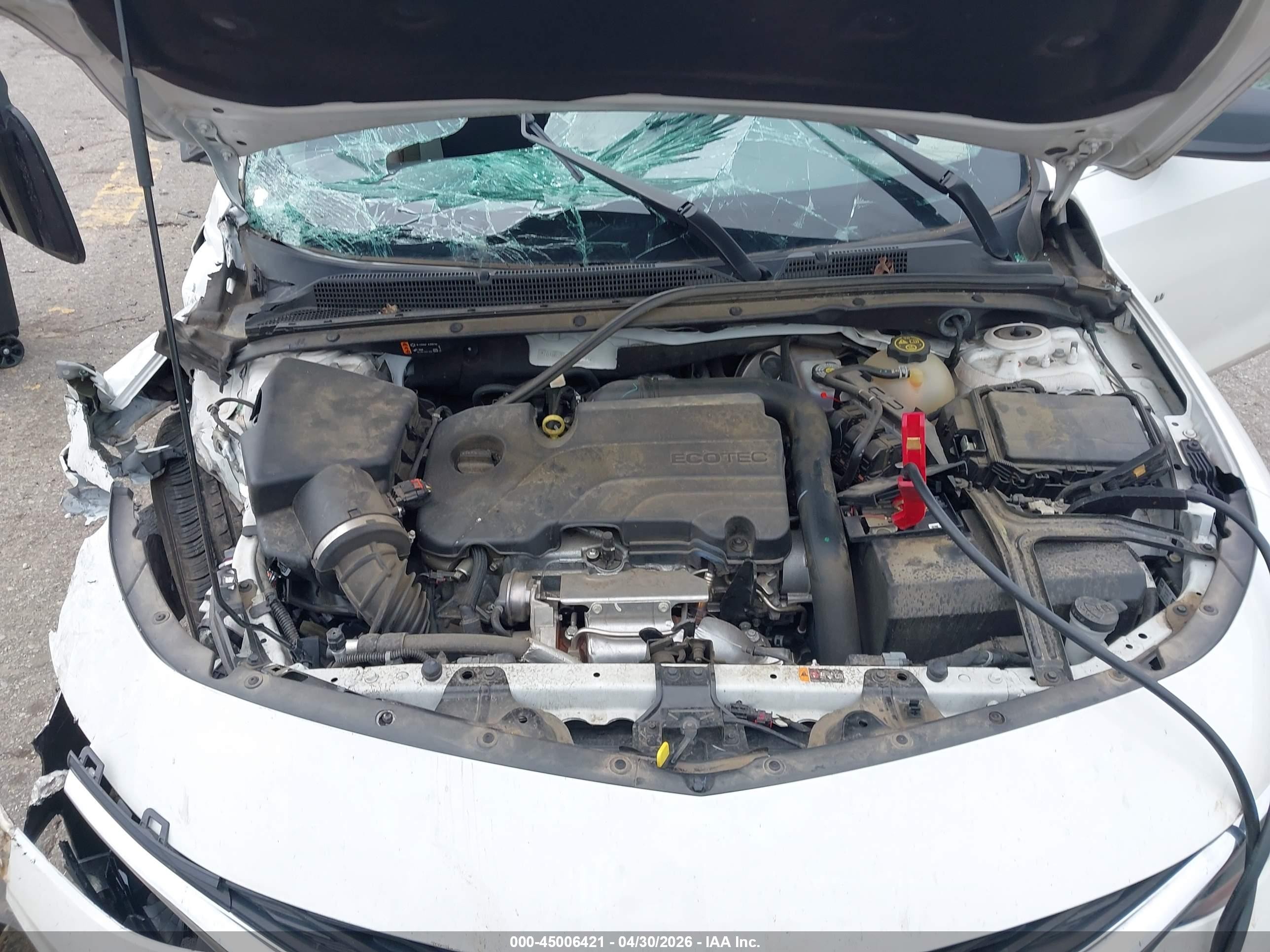 2022 Chevrolet Malibu Fwd Ls Белый vin: 1G1ZB5STXNF205330
