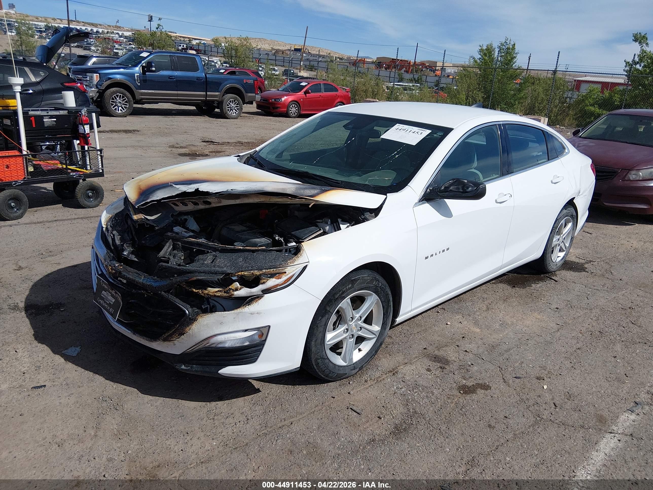 2023 Chevrolet Malibu Fwd Ls White vin: 1G1ZB5STXPF113282