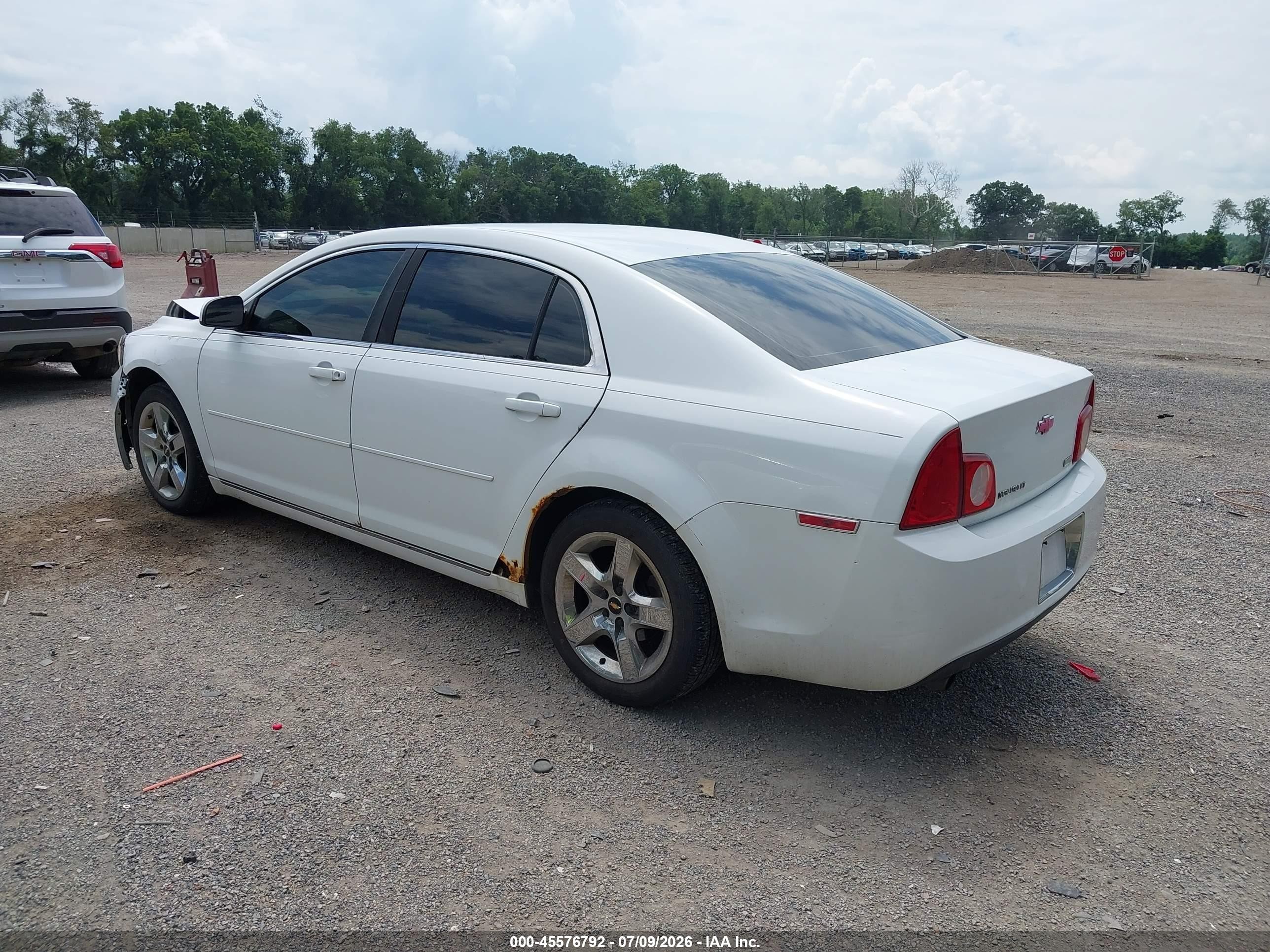 2010 Chevrolet Malibu Lt White vin: 1G1ZC5E00AF189213