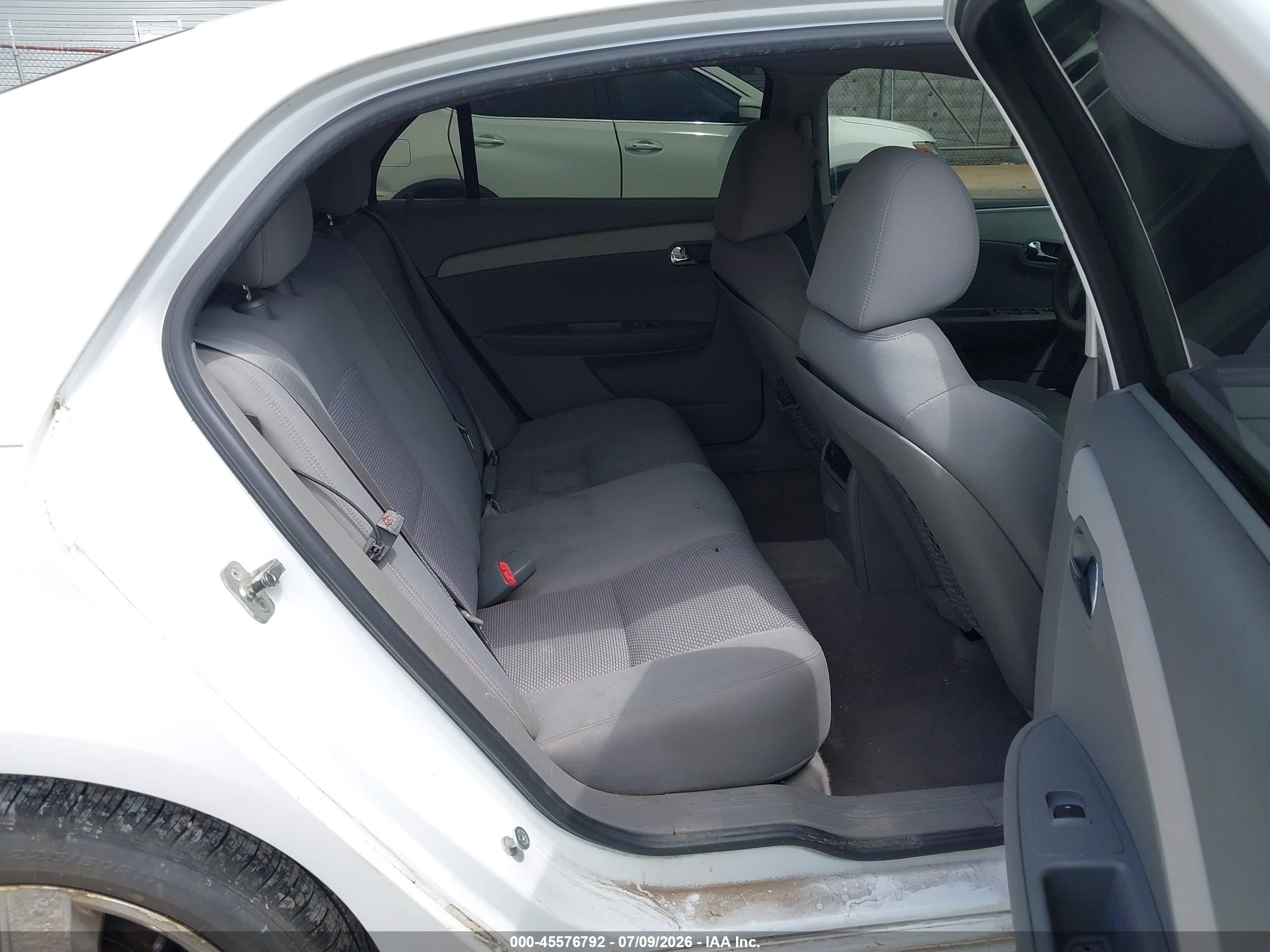 2010 Chevrolet Malibu Lt White vin: 1G1ZC5E00AF189213