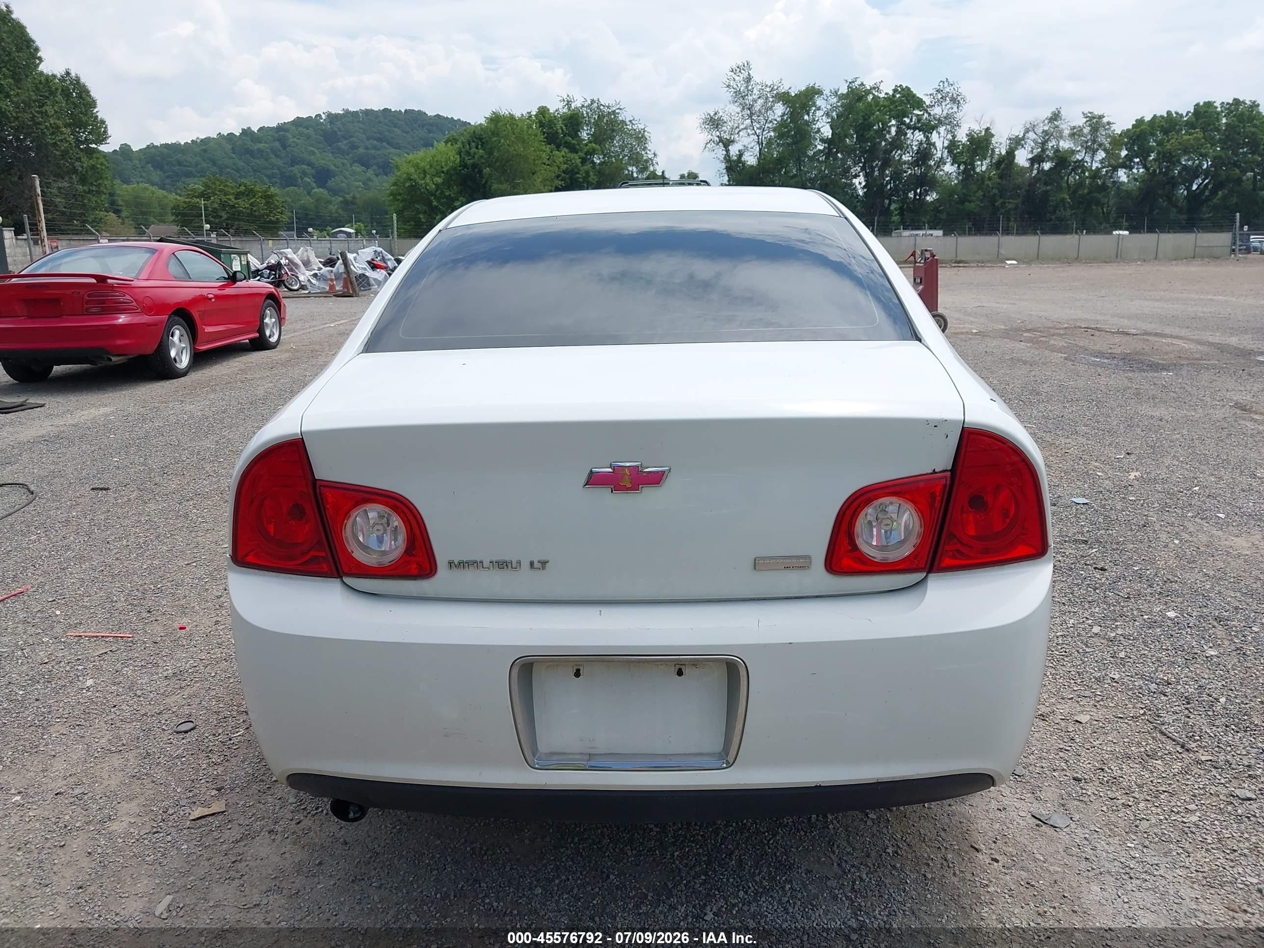2010 Chevrolet Malibu Lt White vin: 1G1ZC5E00AF189213