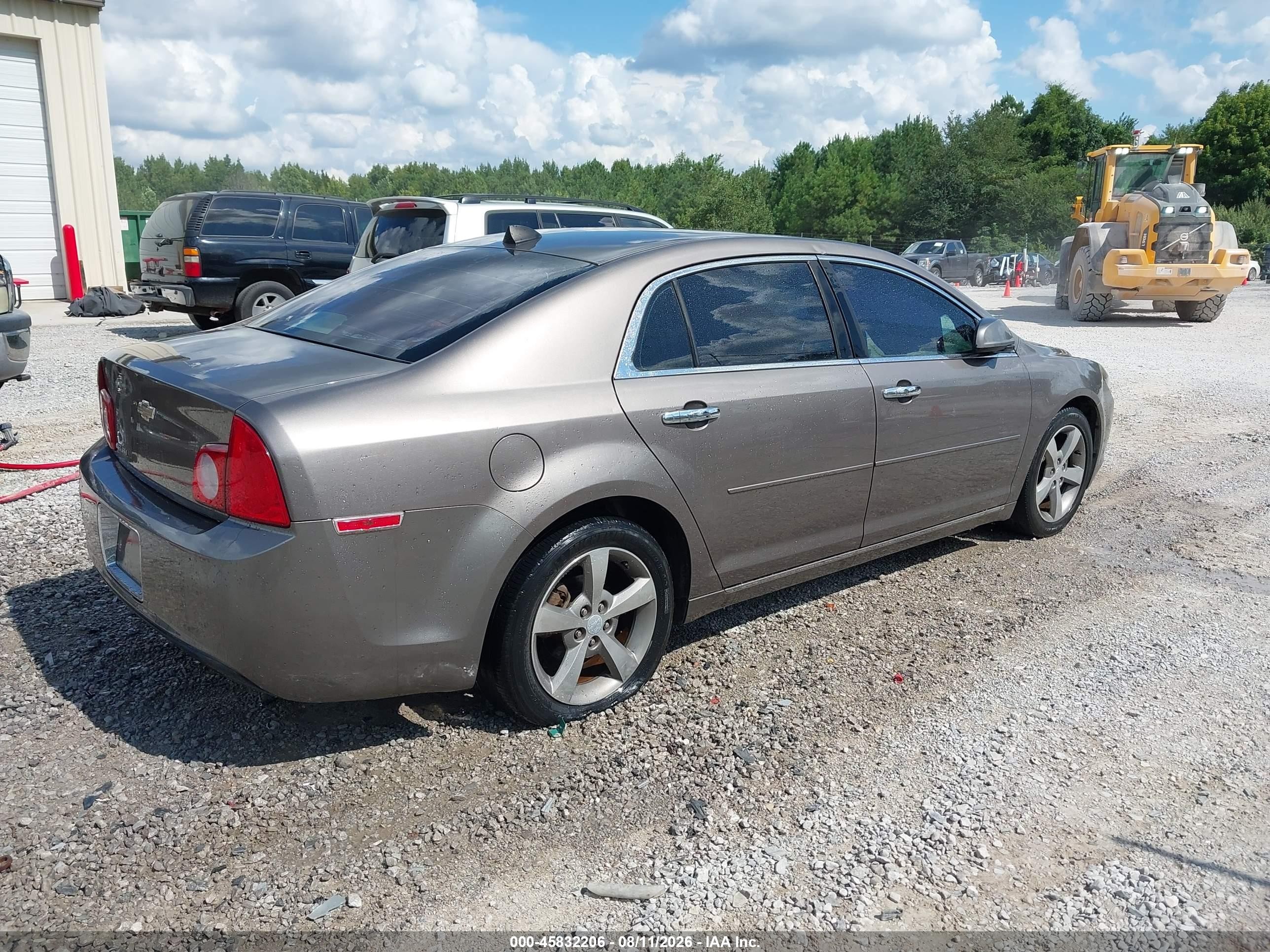 2012 Chevrolet Malibu 1lt Brown vin: 1G1ZC5E00CF184760