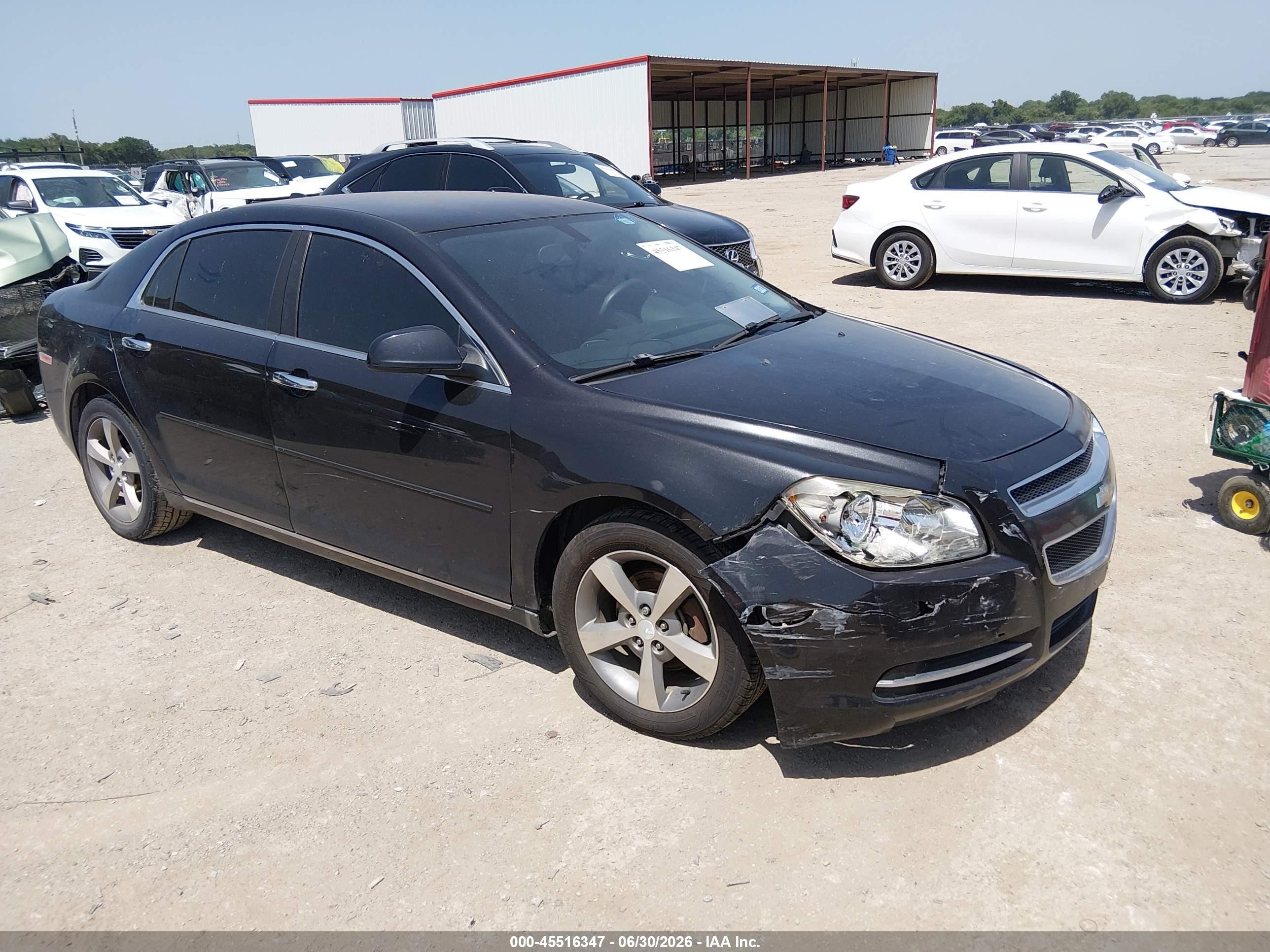 2012 Chevrolet Malibu 1lt Black vin: 1G1ZC5E00CF207583