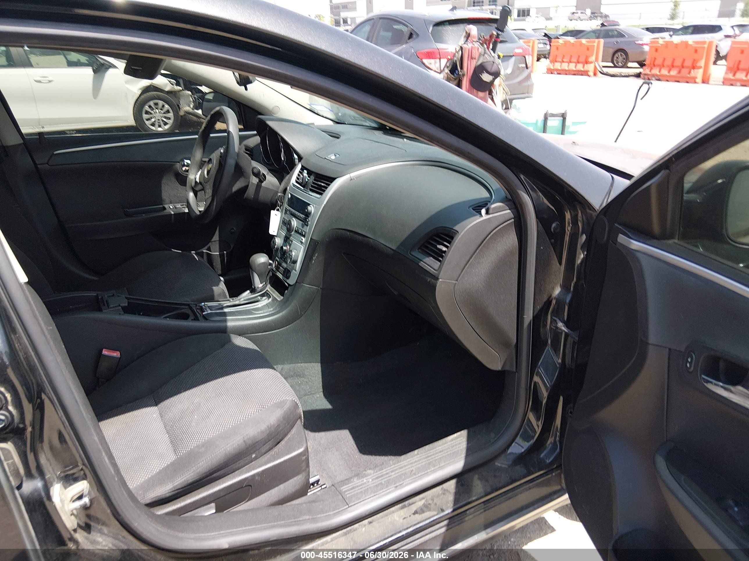 2012 Chevrolet Malibu 1lt Black vin: 1G1ZC5E00CF207583