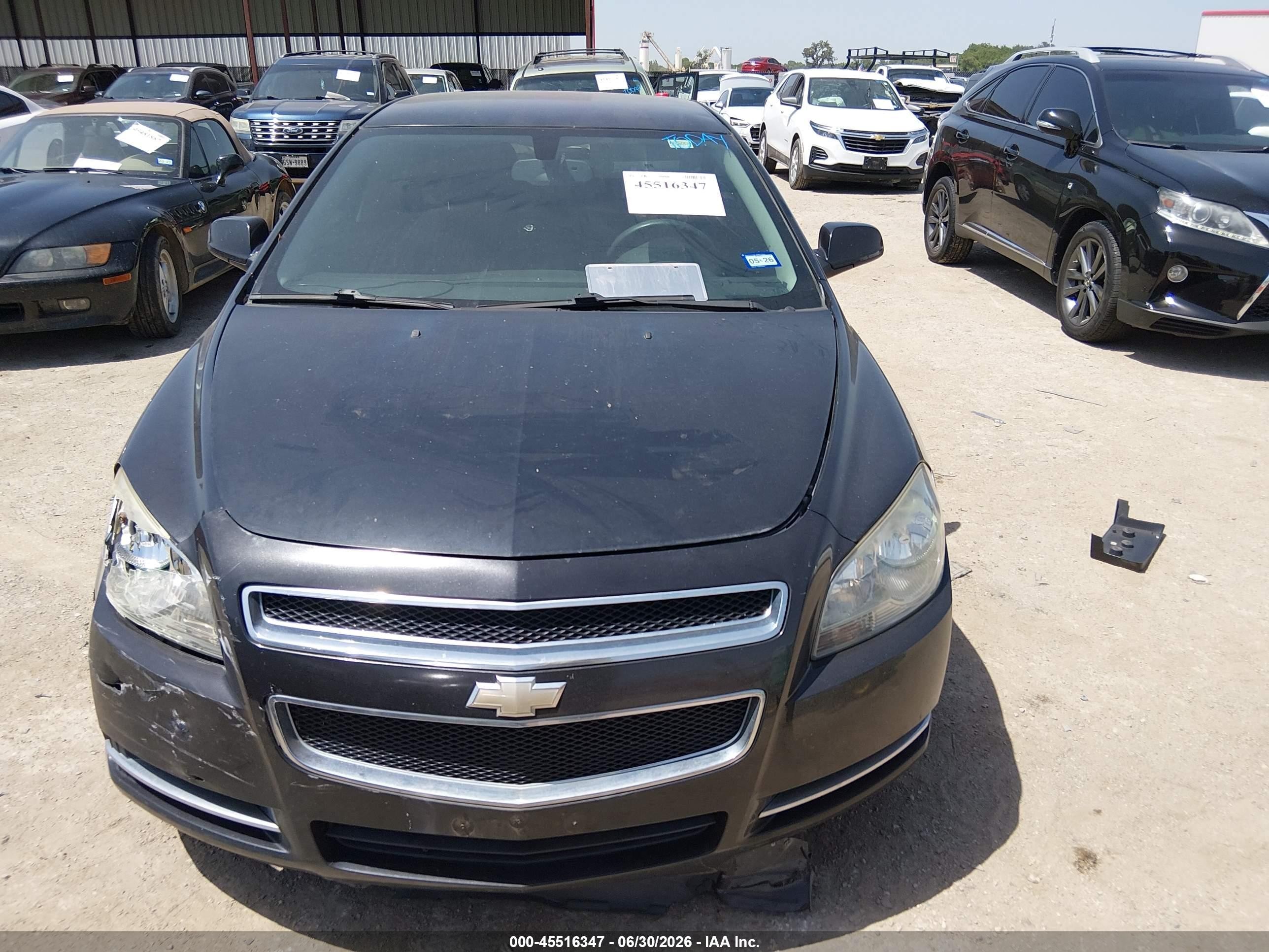 2012 Chevrolet Malibu 1lt Black vin: 1G1ZC5E00CF207583