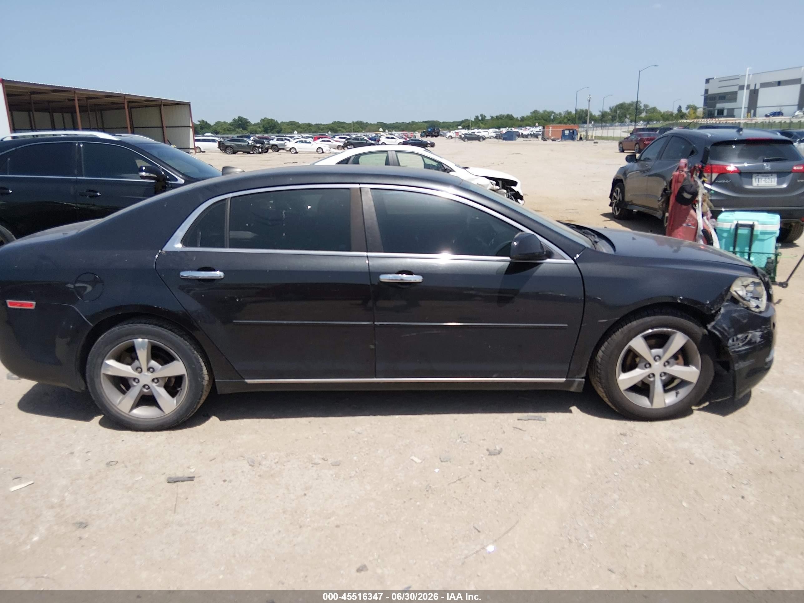 2012 Chevrolet Malibu 1lt Black vin: 1G1ZC5E00CF207583