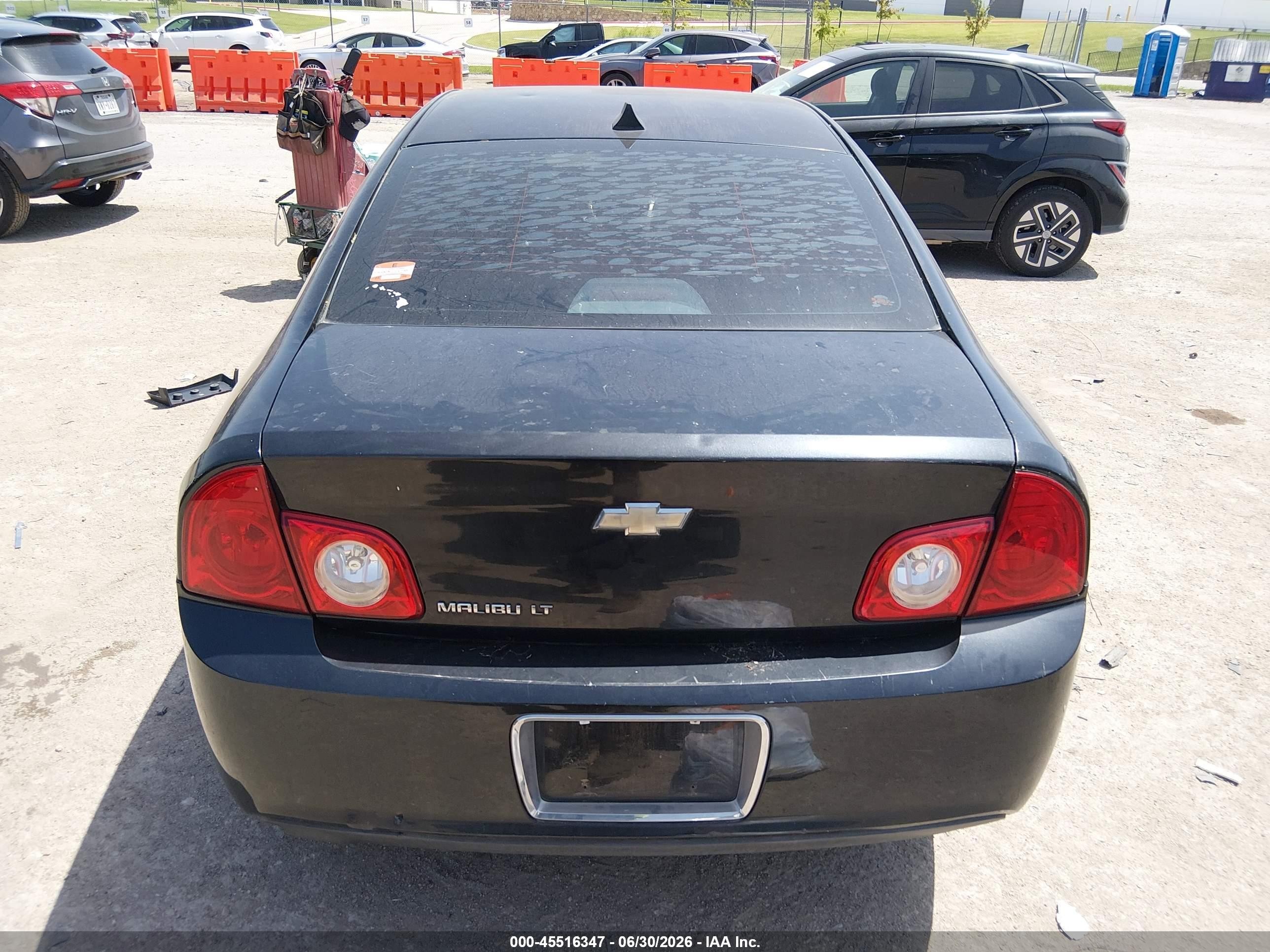 2012 Chevrolet Malibu 1lt Black vin: 1G1ZC5E00CF207583
