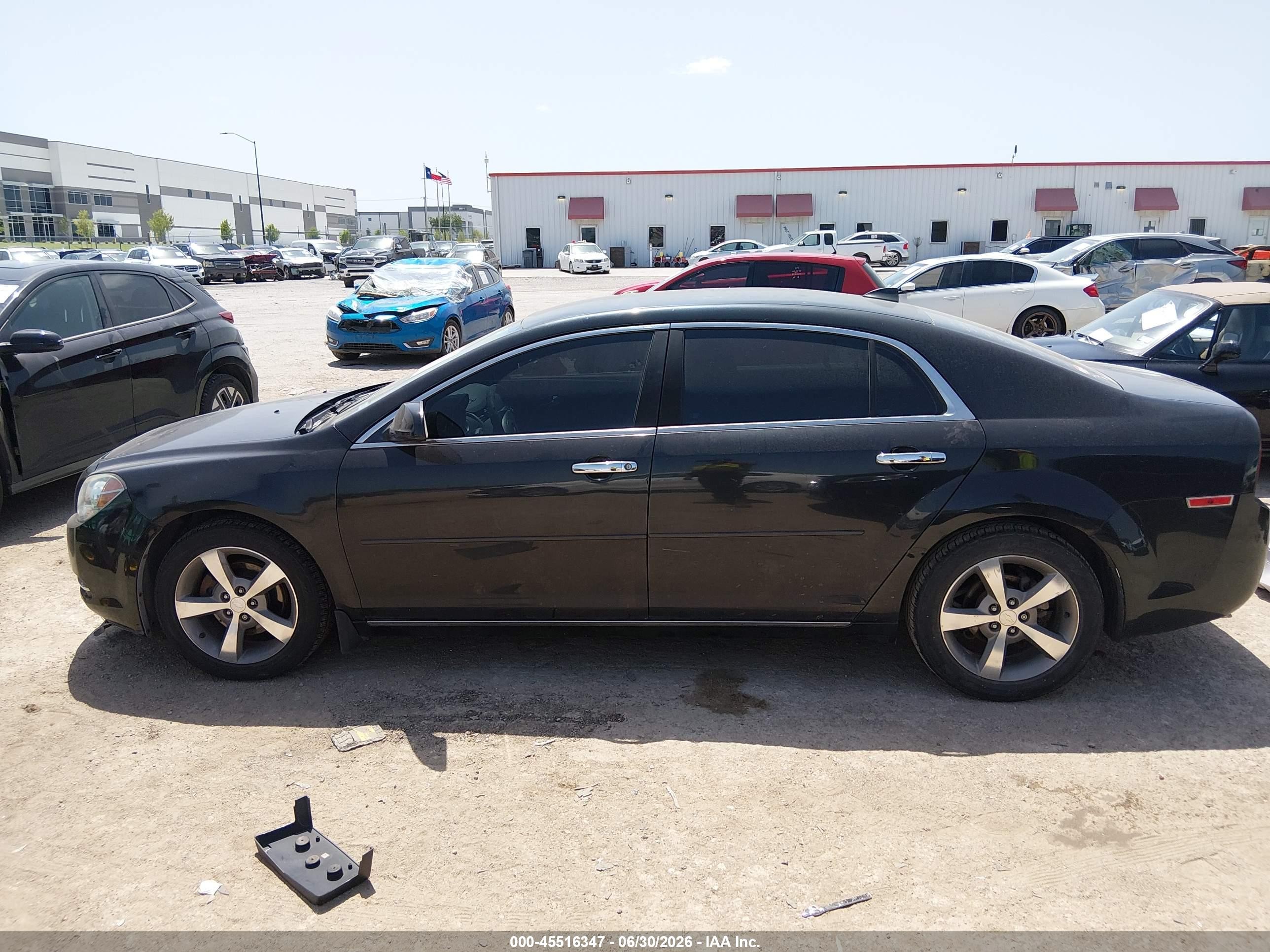2012 Chevrolet Malibu 1lt Black vin: 1G1ZC5E00CF207583
