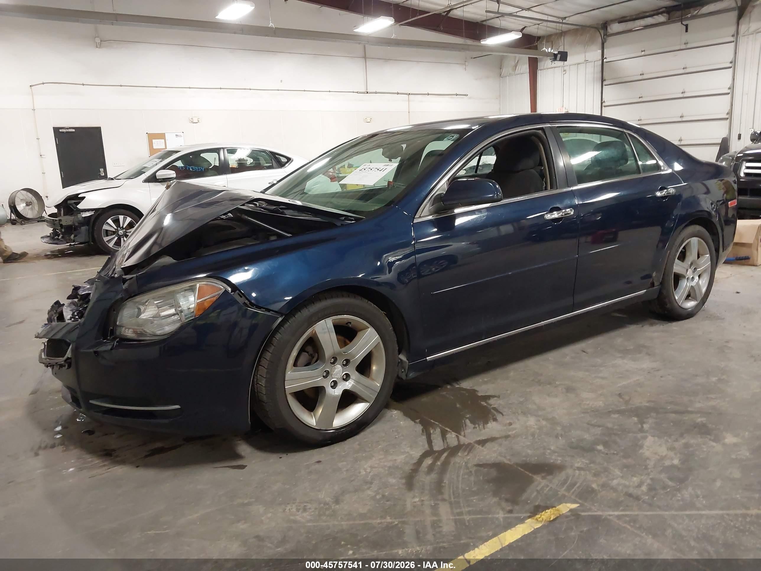 2012 Chevrolet Malibu 1lt Blue vin: 1G1ZC5E00CF255679