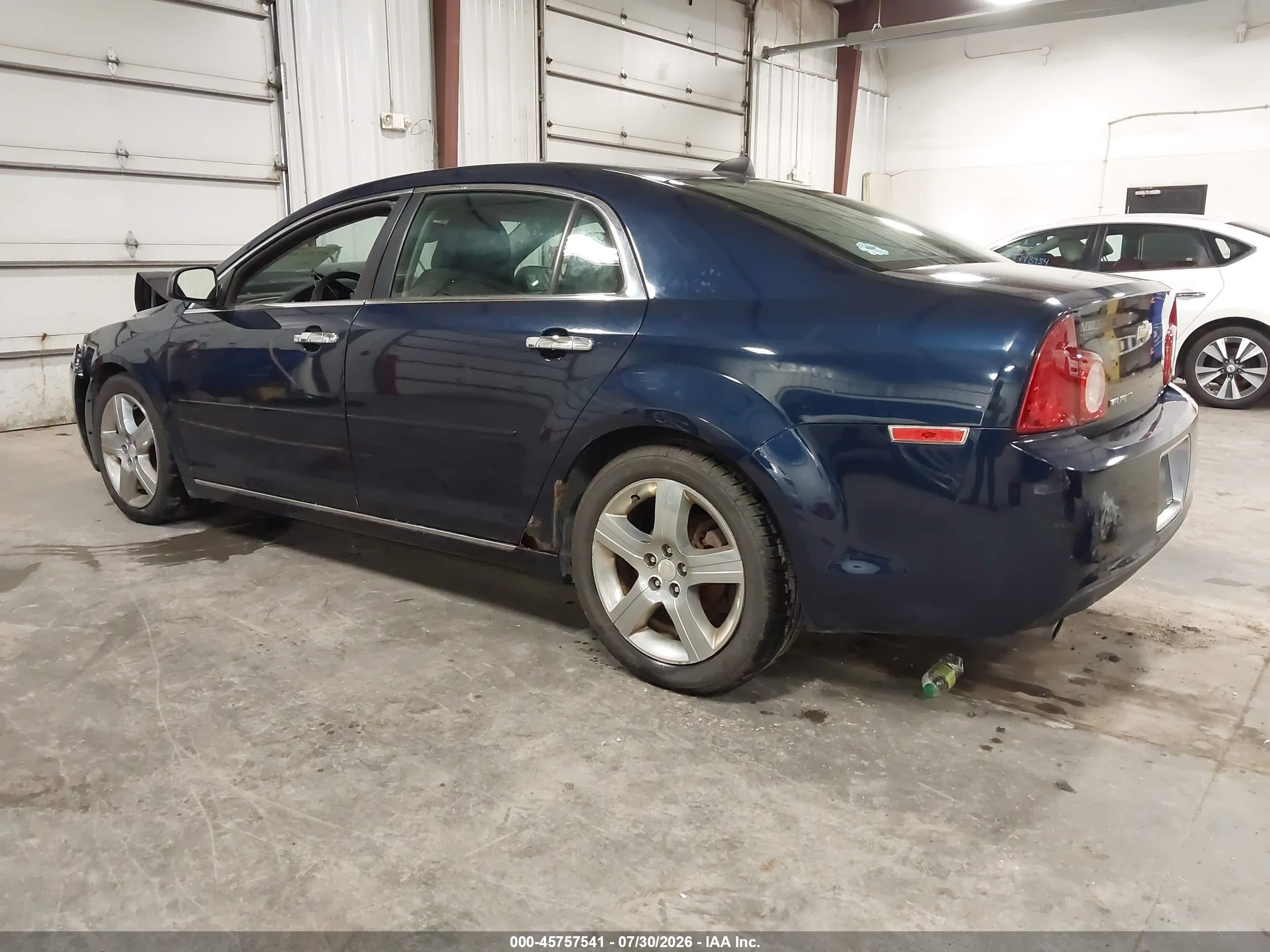 2012 Chevrolet Malibu 1lt Blue vin: 1G1ZC5E00CF255679